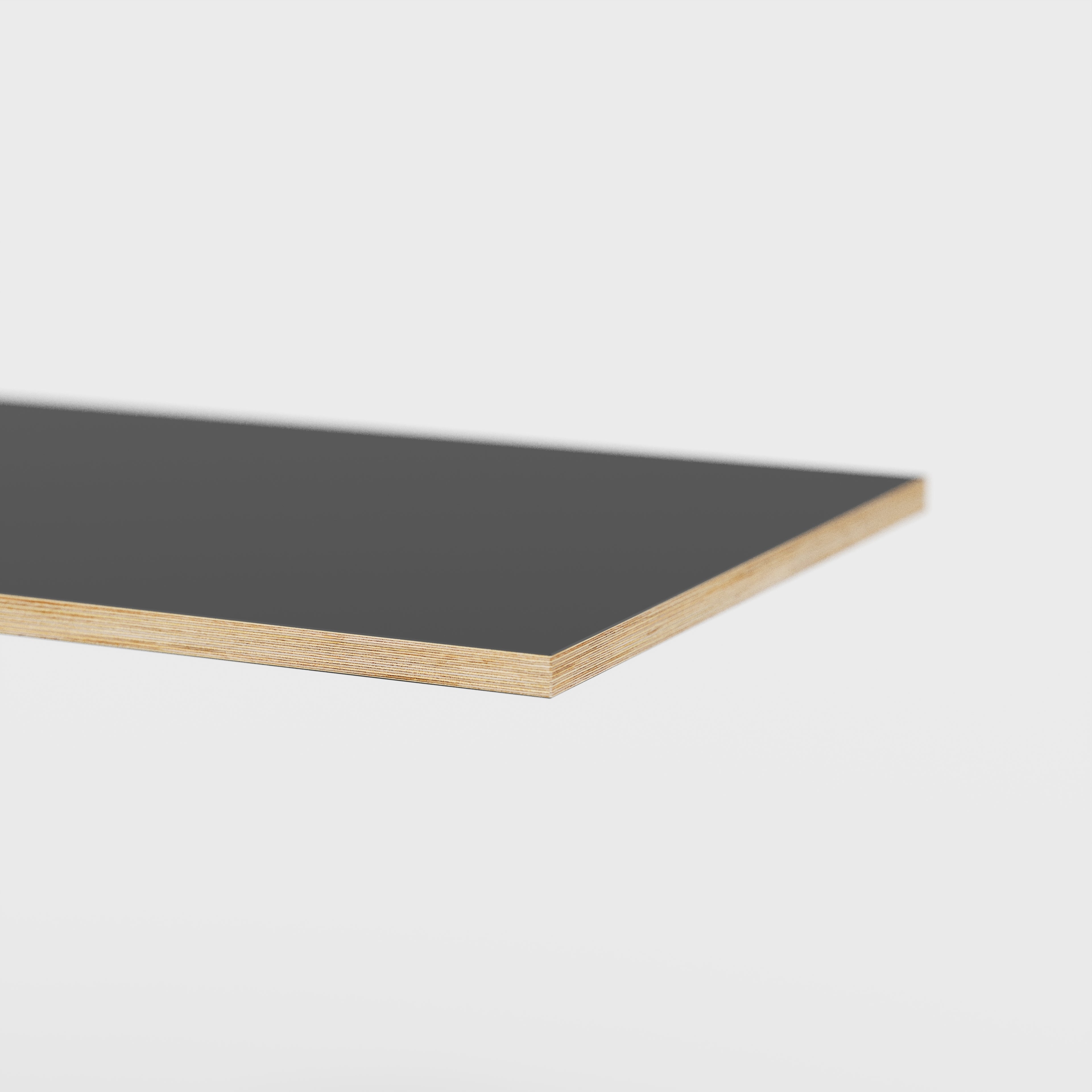 Plywood Corner Desktop - Formica Diamond Black - 1600(w) x 1200(d)