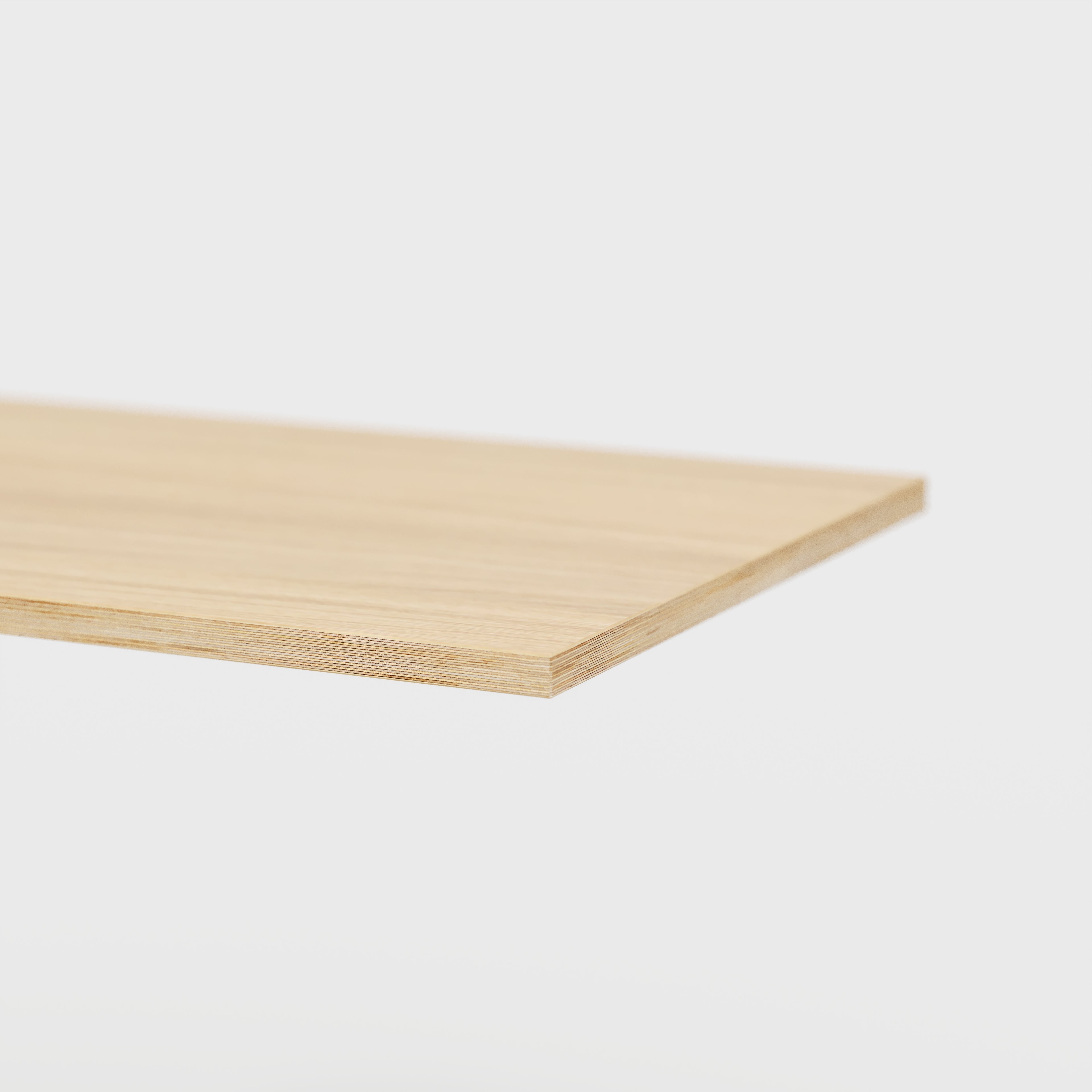 Plywood Corner Desktop - Plywood Oak - 1600(w) x 1200(d)