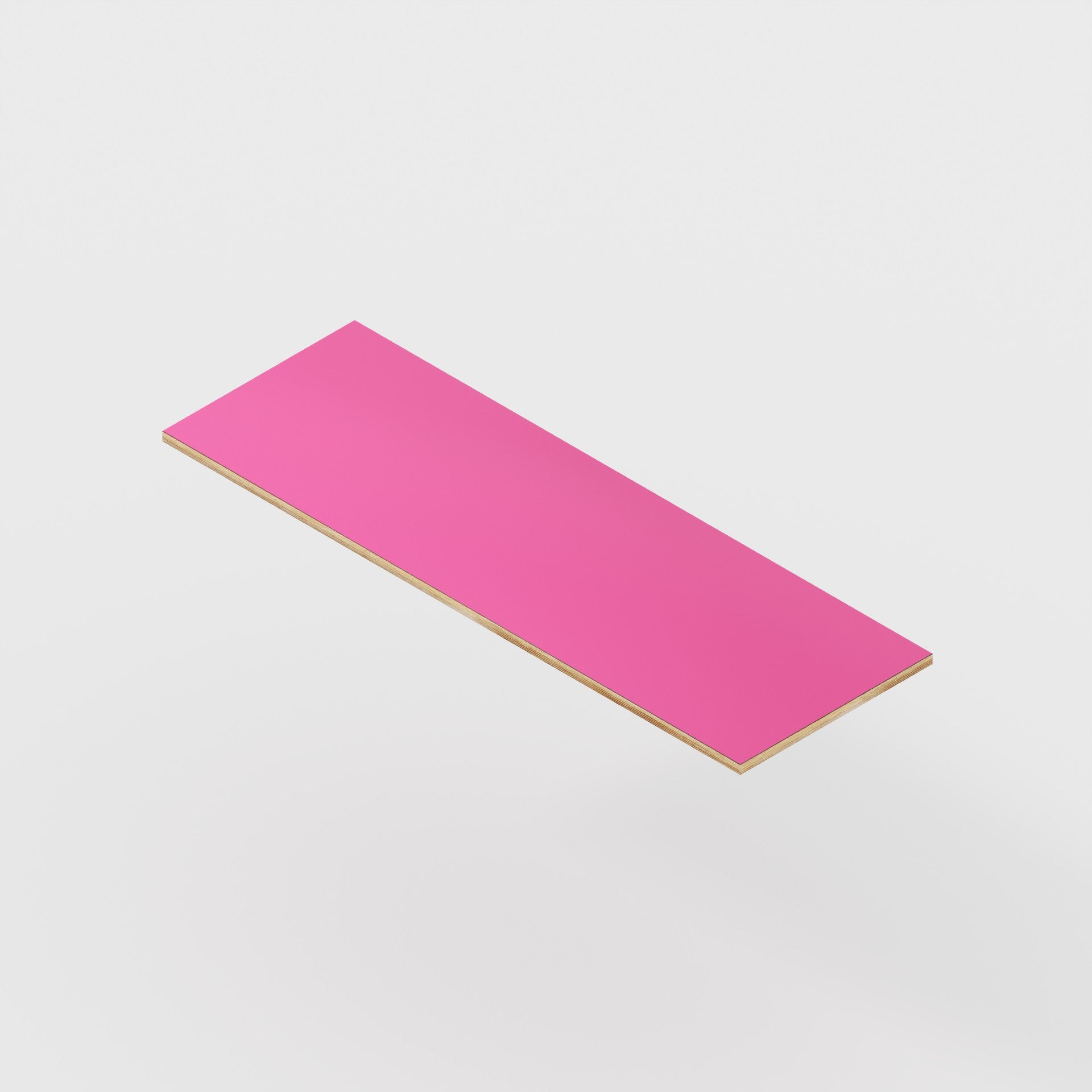 Plywood Desktop - Formica Juicy Pink - 1200(w) x 400(d) - 24mm