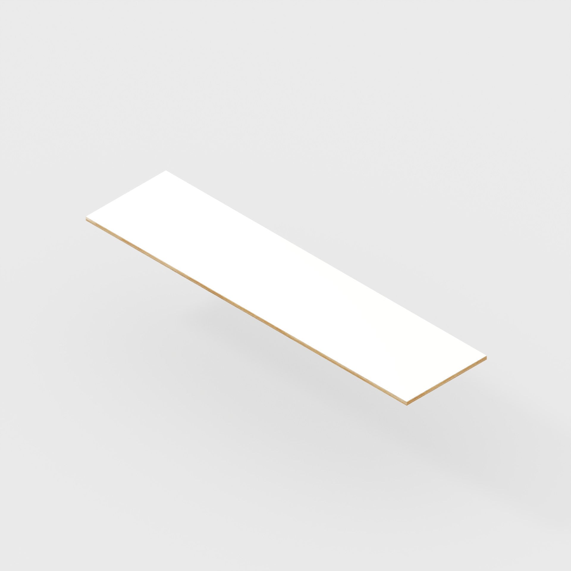 Plywood Desktop - Fenix Bianco Male - 2400(w) x 600(d) - 24mm