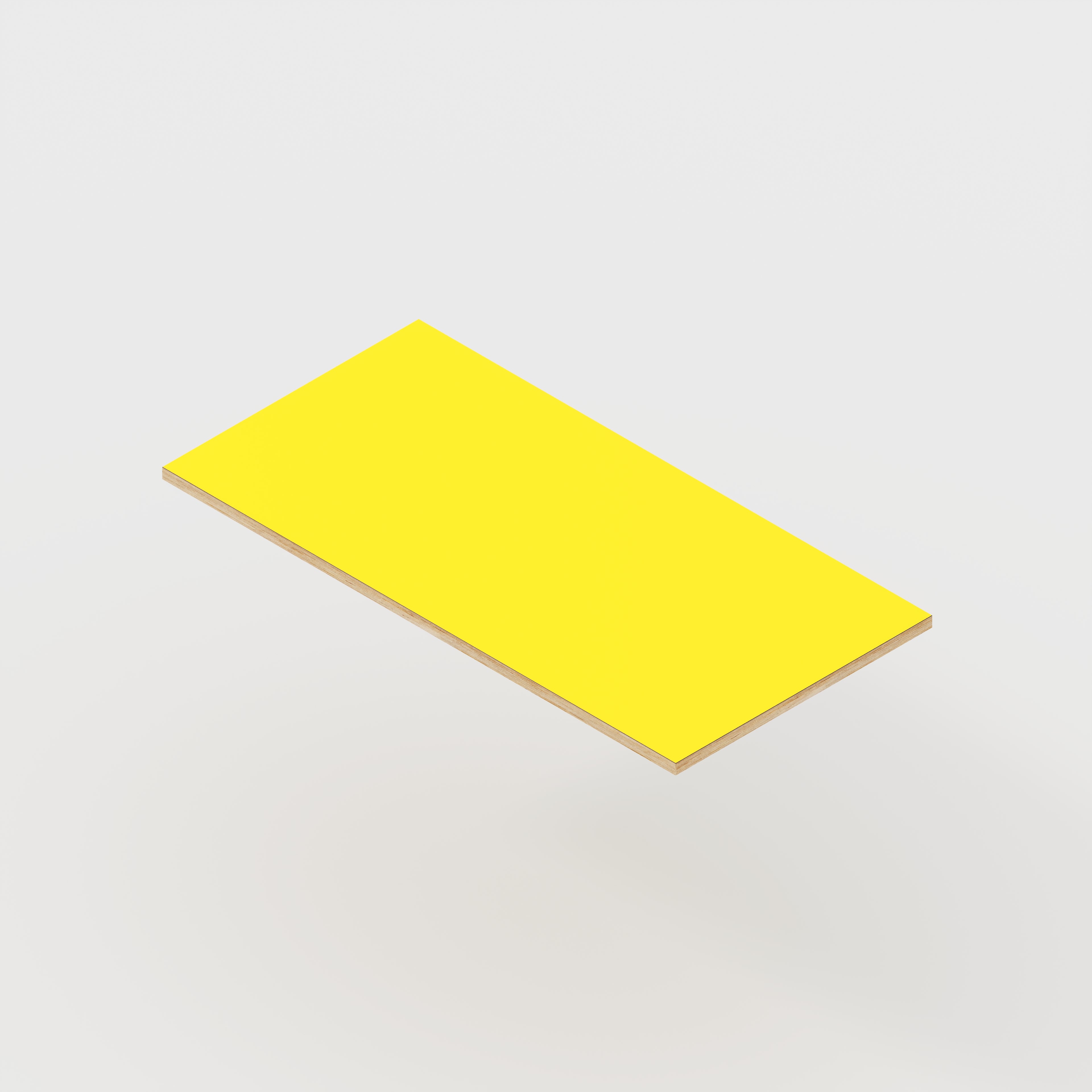 Plywood Desktop - Formica Chrome Yellow - 1200(w) x 800(d) - 24mm