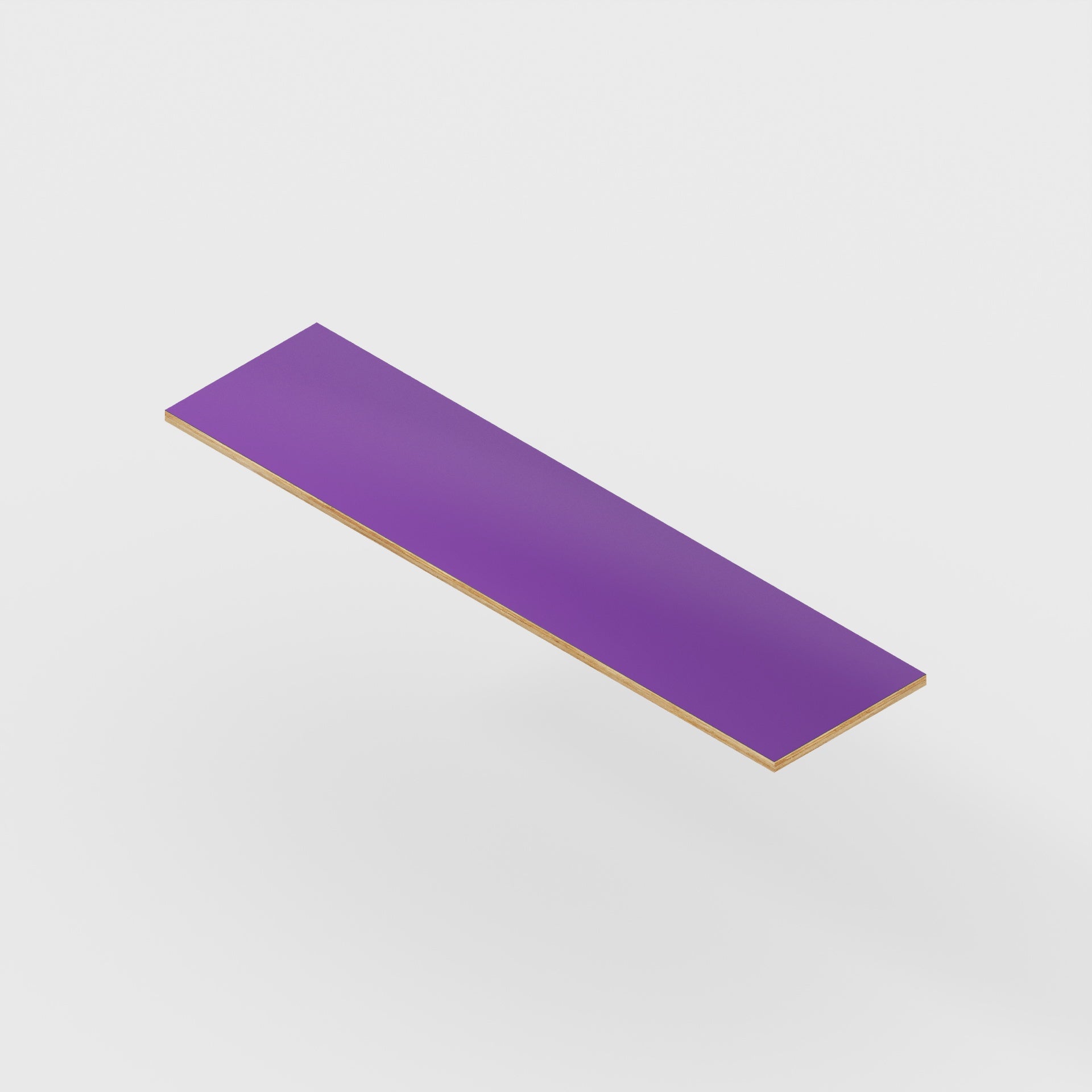 Plywood Desktop - Formica Cassis - 1600(w) x 390(d) - 24mm