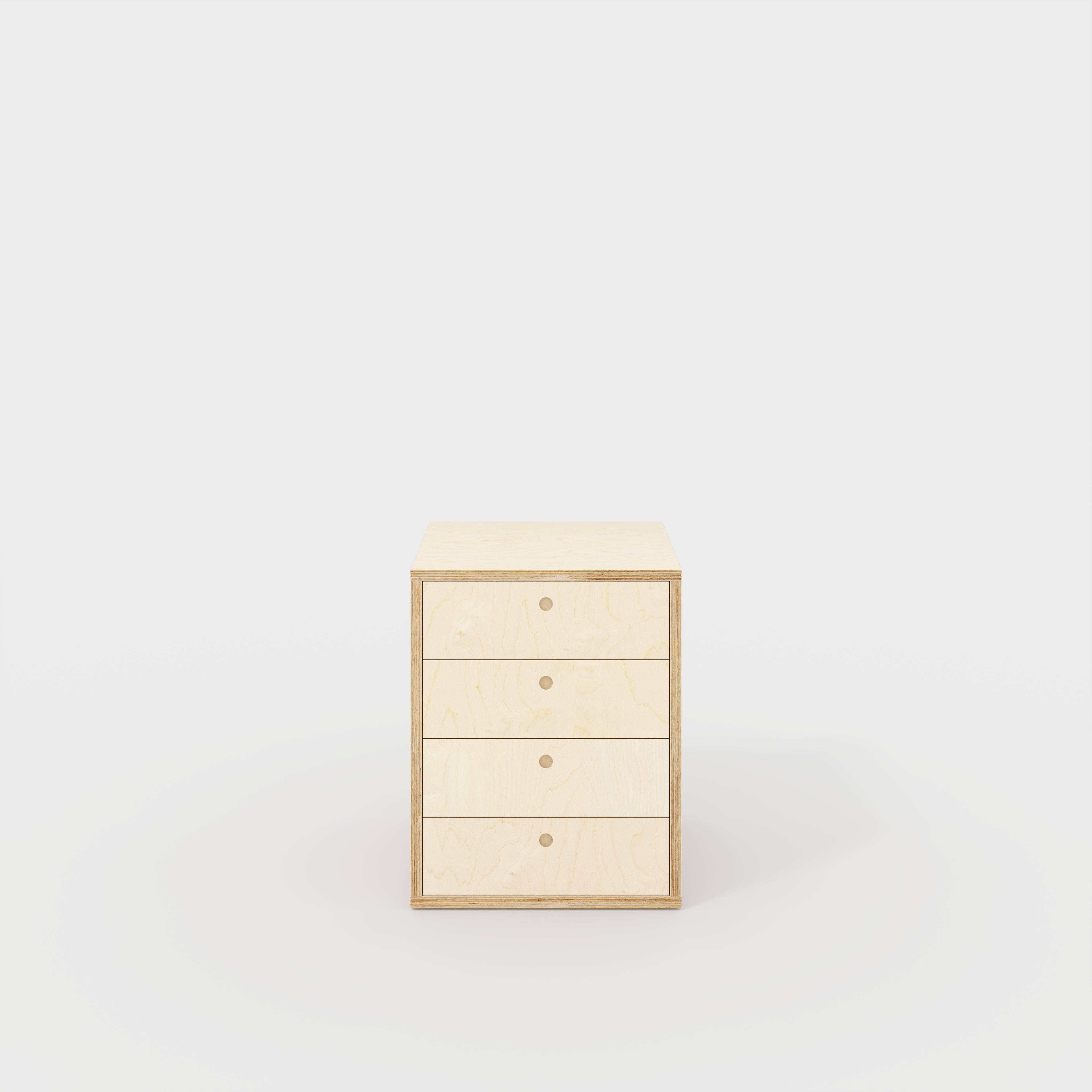 Drawer Unit - Plywood Birch - 600(w) x 600(d) x 750(h)