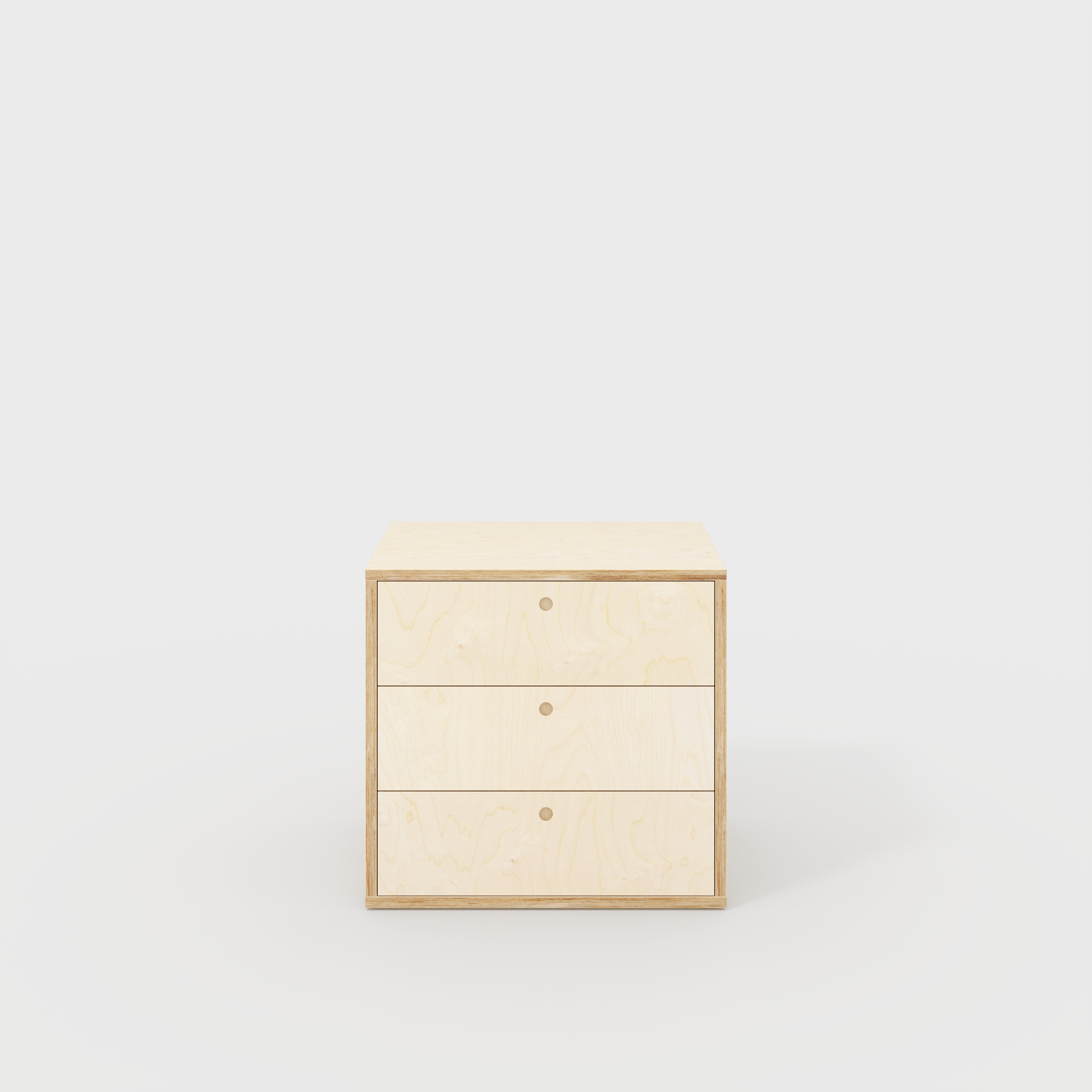 Drawer Unit - Plywood Birch - 800(w) x 600(d) x 750(h)