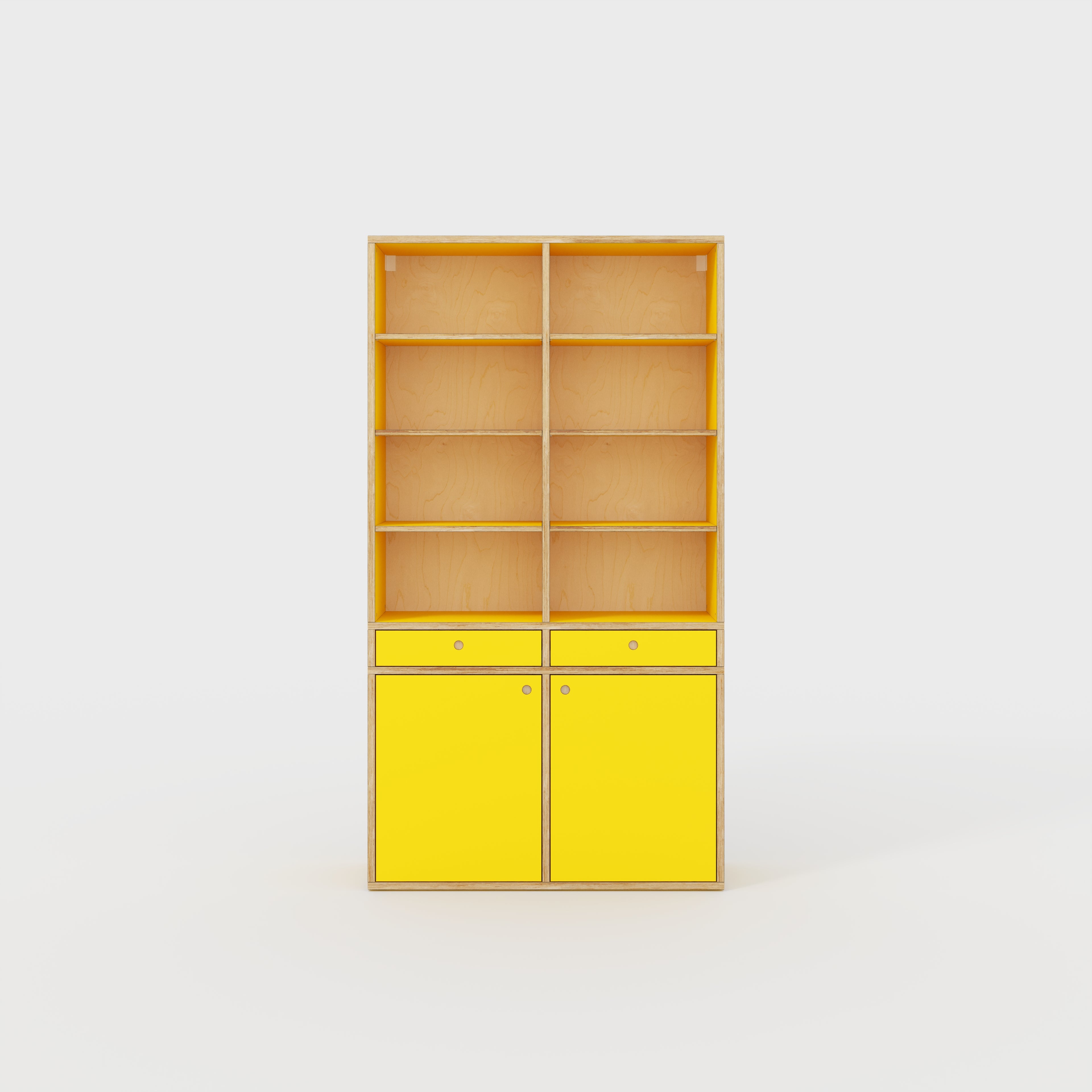 Dresser - Type 1 - Formica Chrome Yellow - 1200(w) x 400(d) x 2200(h)