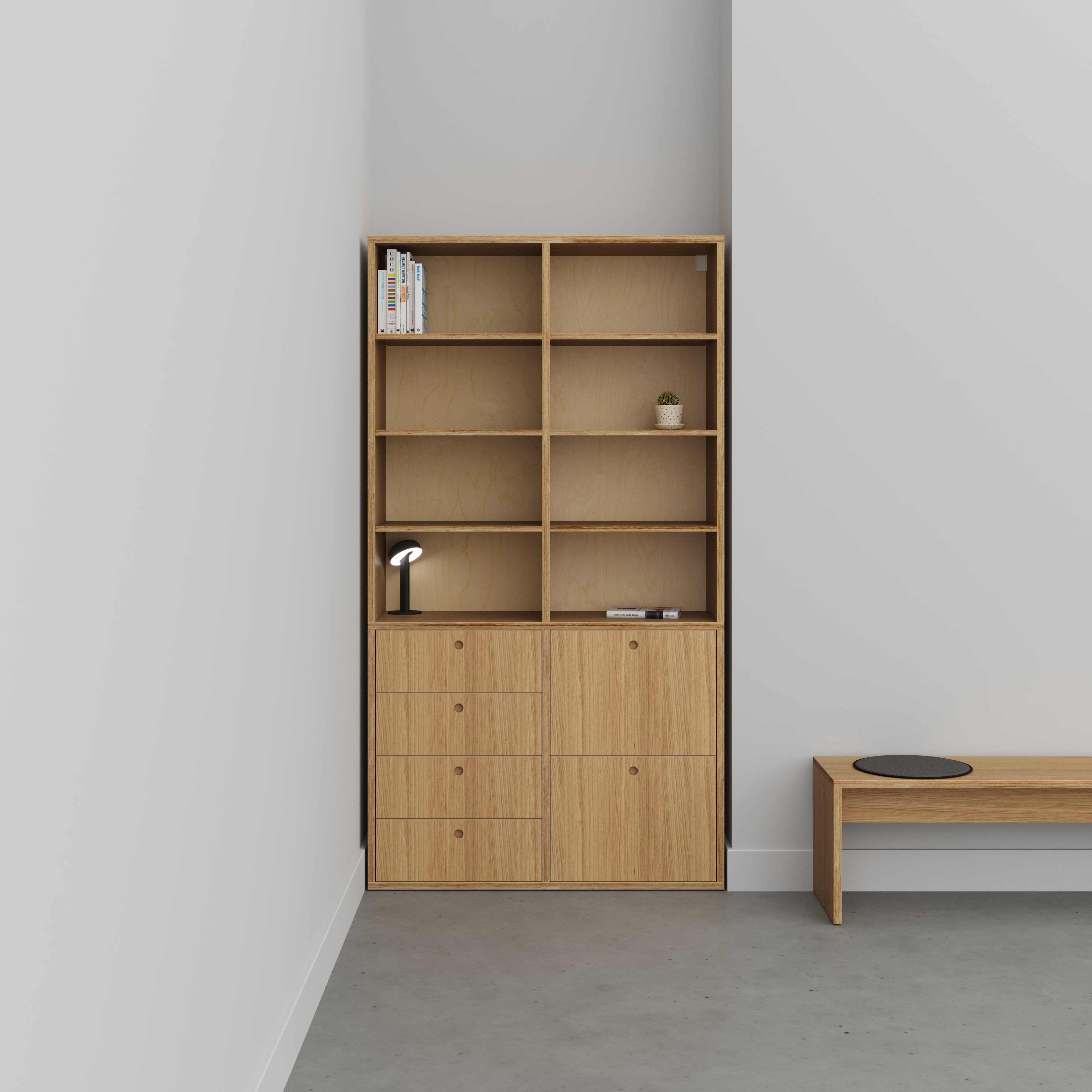 Dresser - Type 3 - Plywood Oak - 1200(w) x 400(d) x 2200(h)