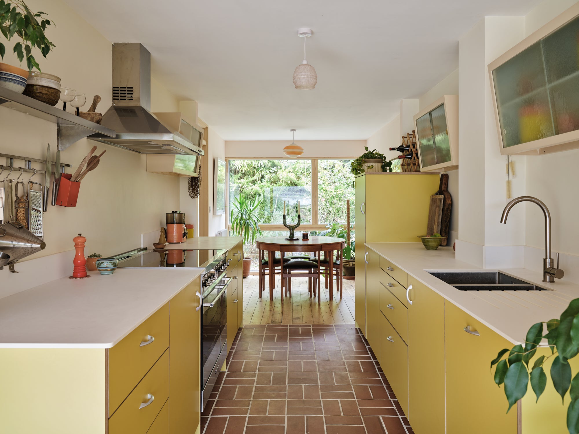 IKEA kitchen fronts yellow gold made in ply