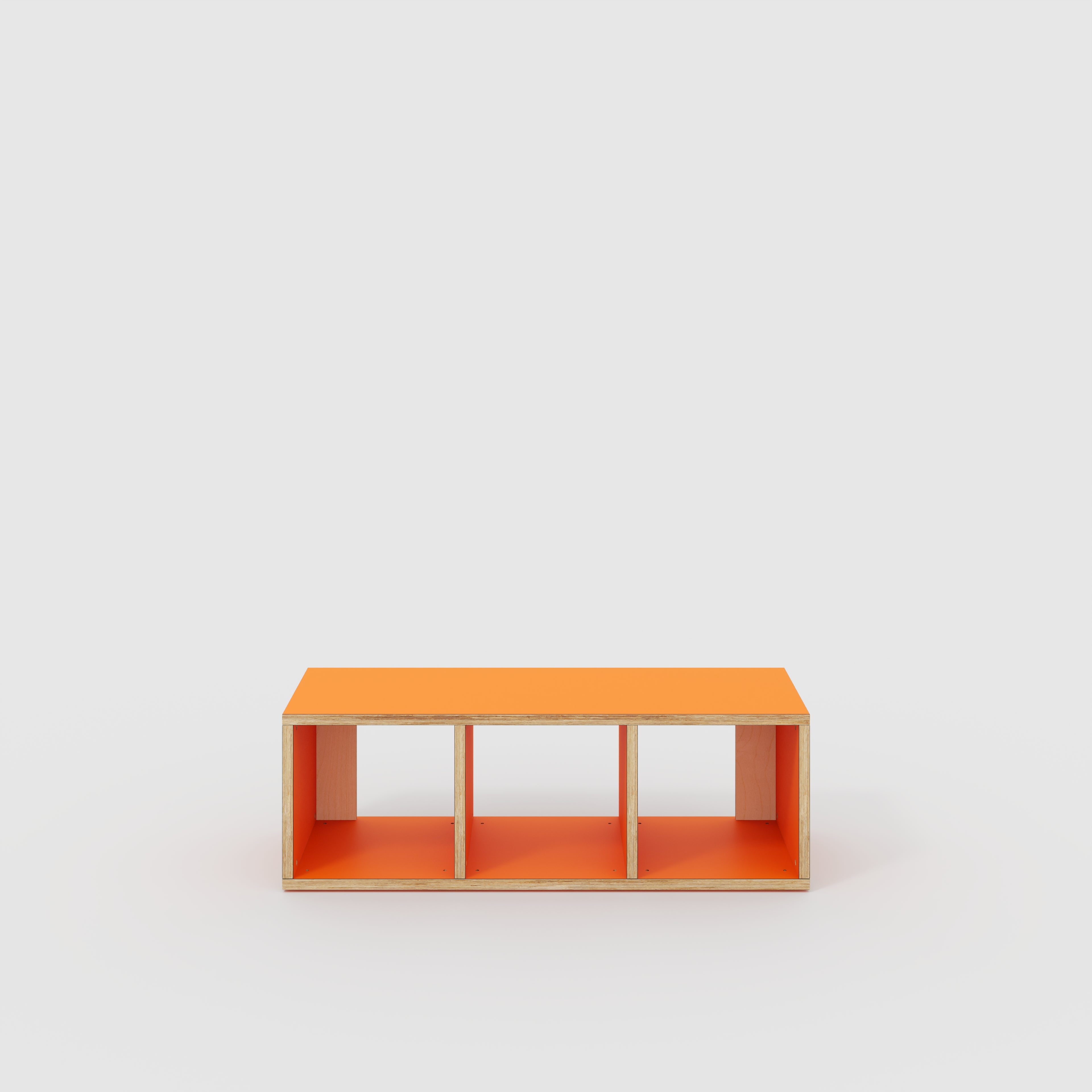 Open Shelves - Formica Levante Orange - 1200(w) x 400(d) x 400(h)
