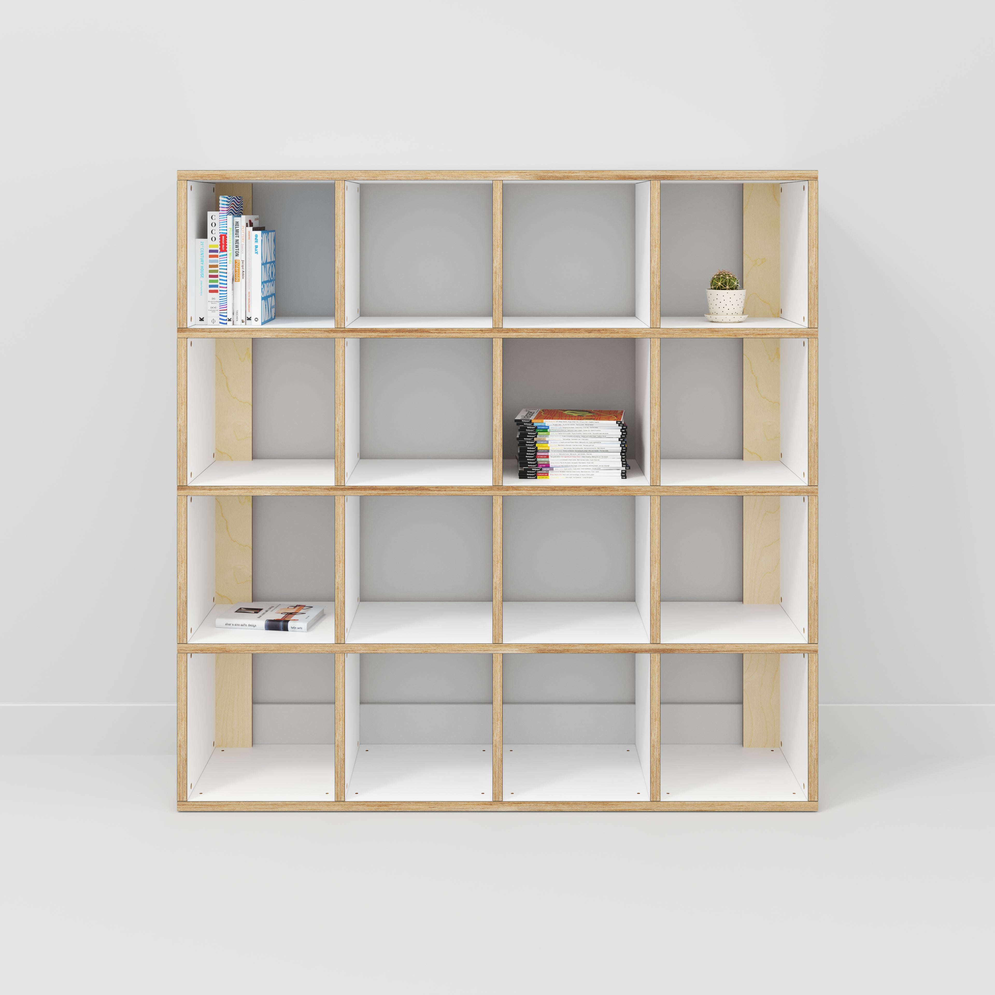 Open Shelves - Formica White - 1600(w) x 400(d) x 1600(h)