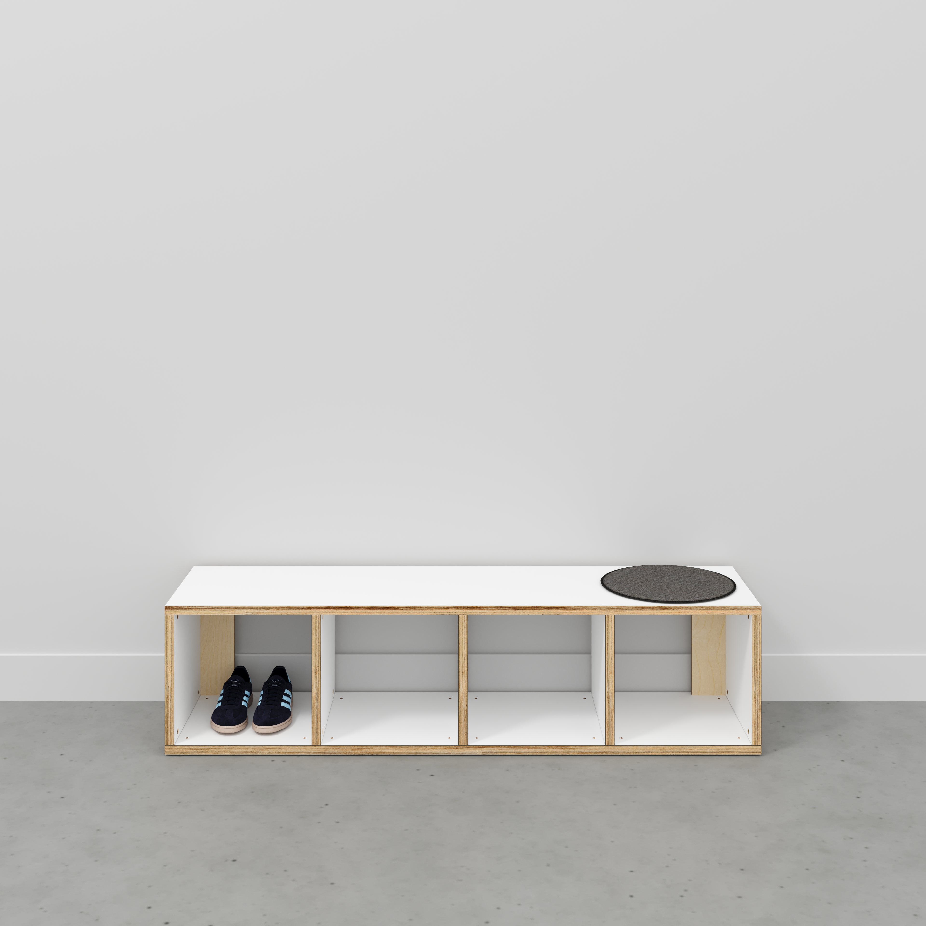 Open Shelves - Formica White - 1600(w) x 400(d) x 400(h)