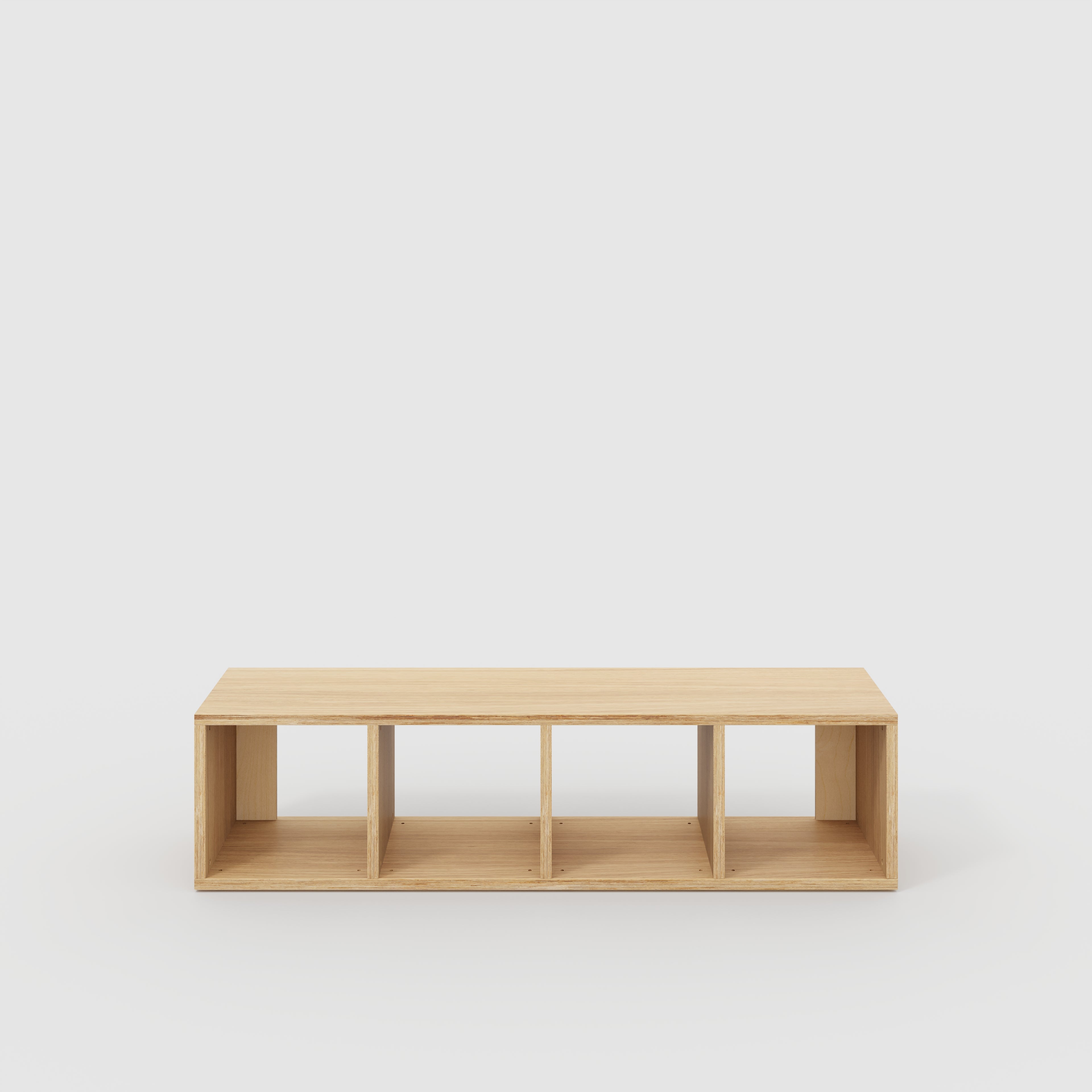 Open Shelves - Plywood Oak - 1600(w) x 400(d) x 400(h)