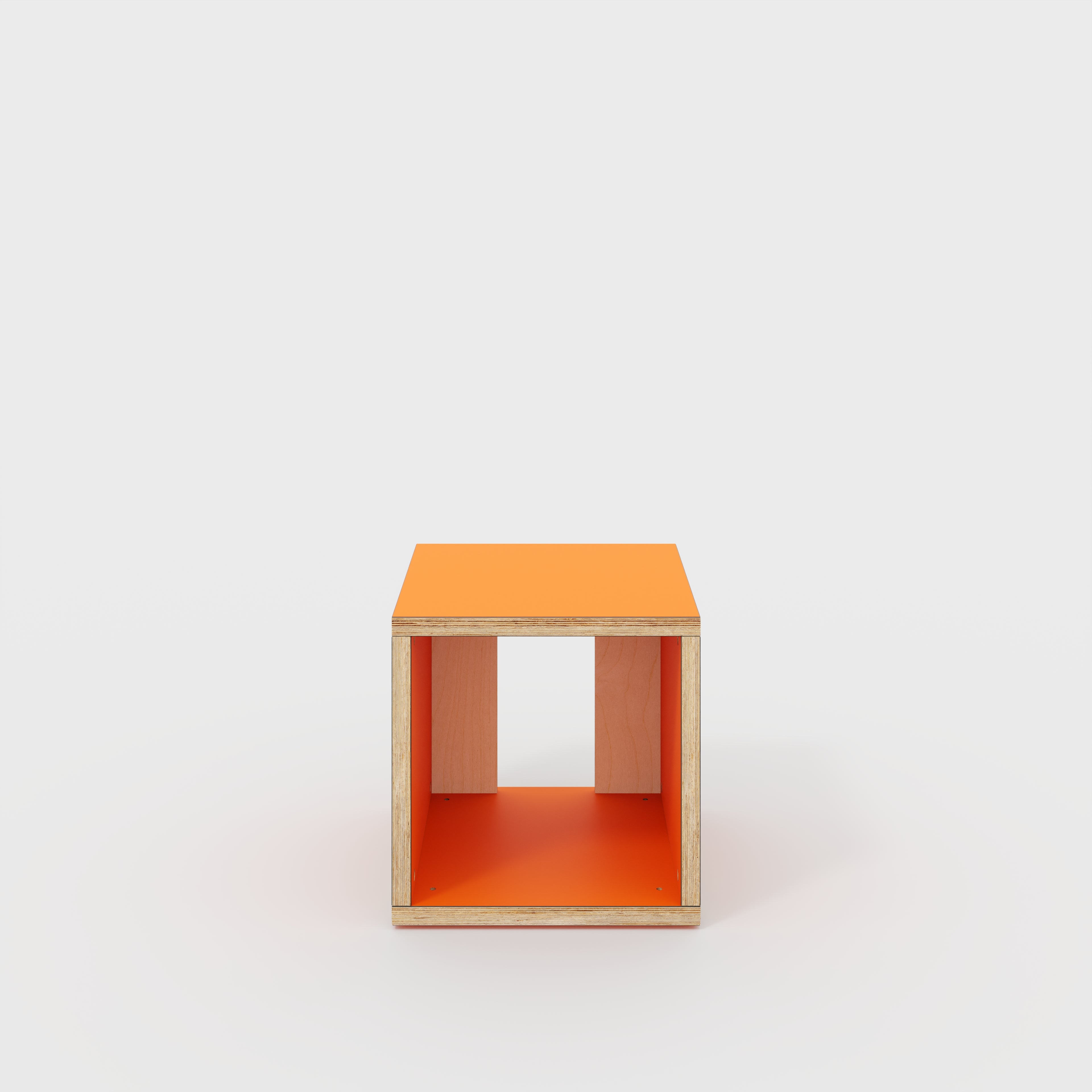 Open Shelves - Formica Levante Orange - 400(w) x 400(d) x 400(h)