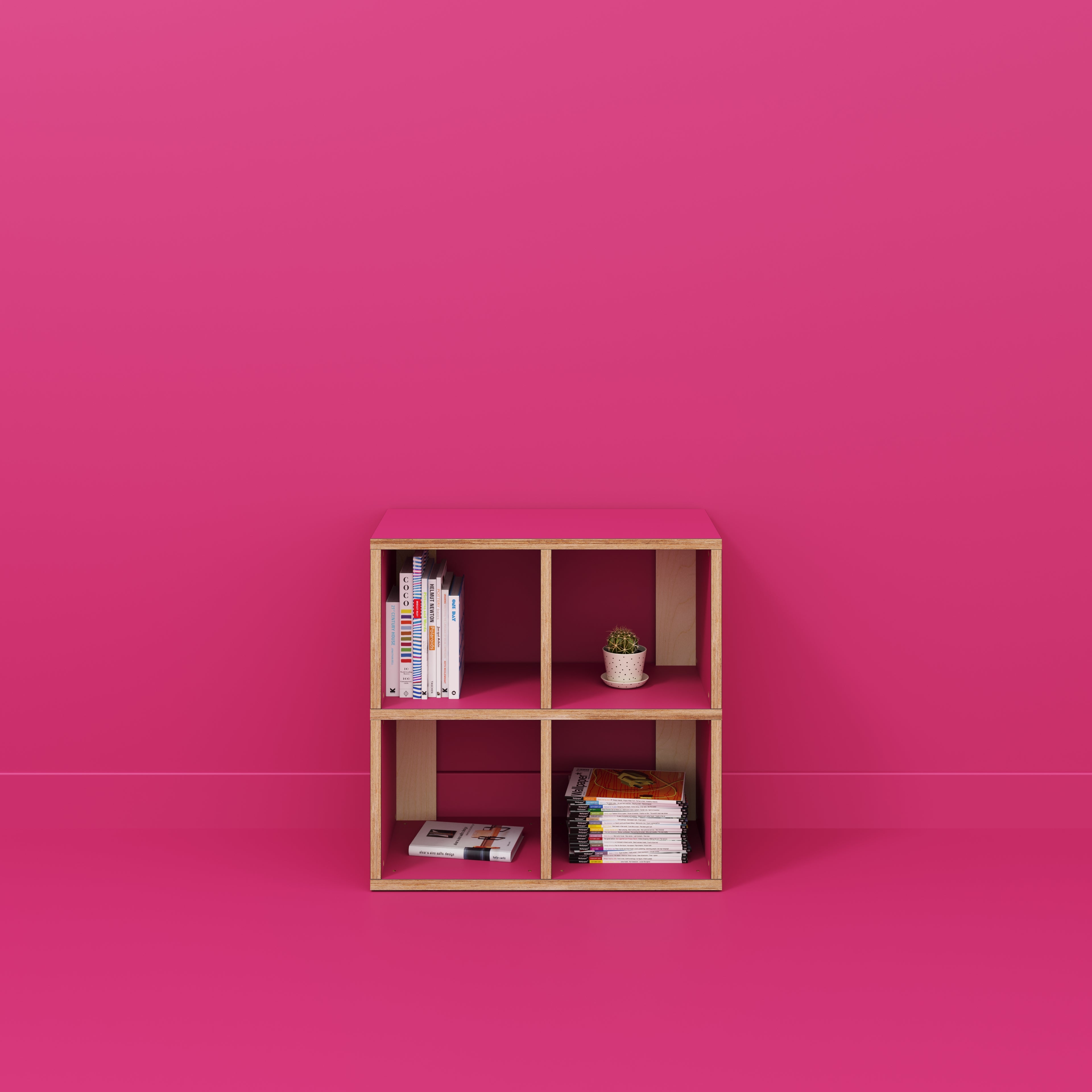 Open Shelves - Formica Juicy Pink - 800(w) x 400(d) x 800(h)
