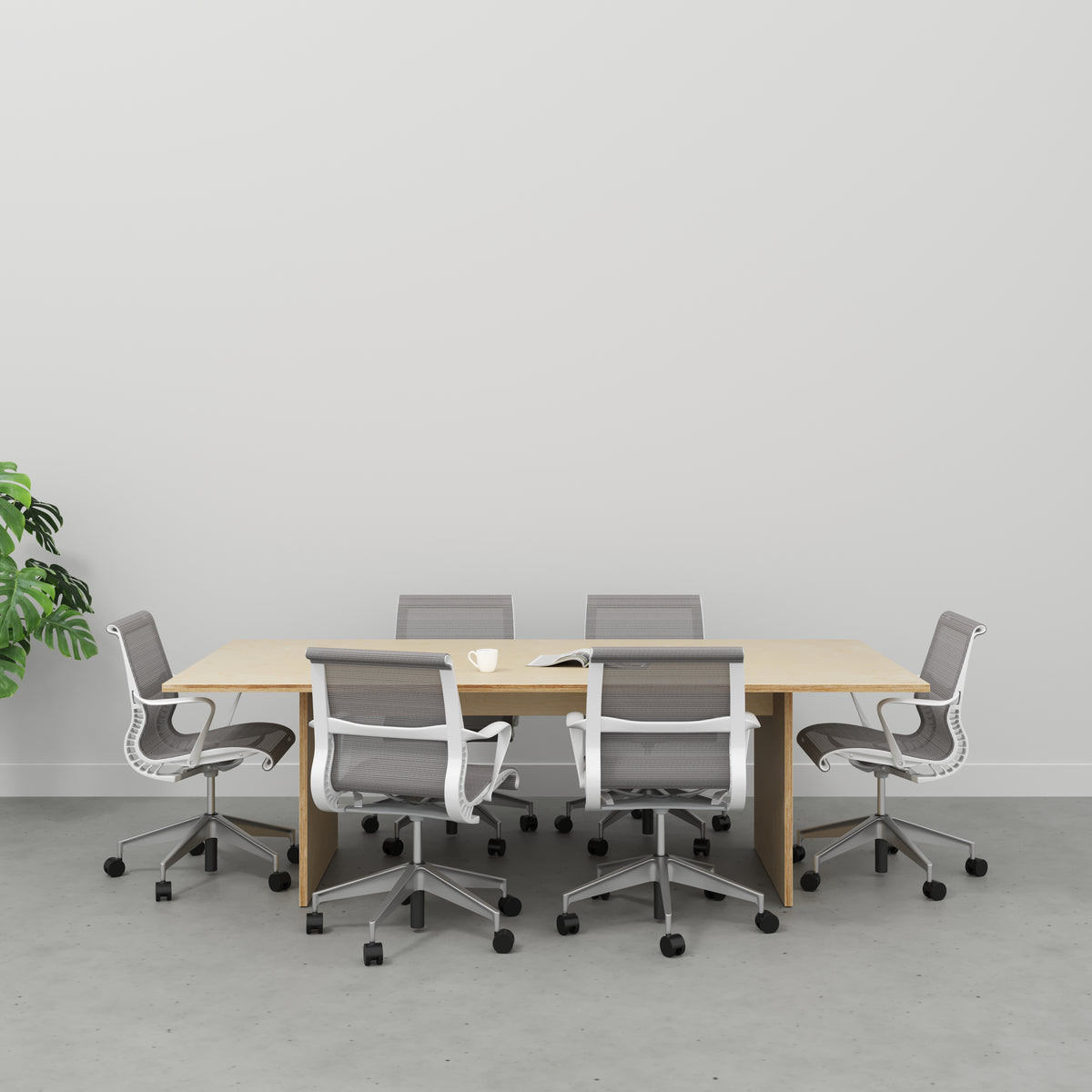 Mini Platform Table Plywood Platform Table - Plywood Birch - 2400(w) x 1200(d) x 750(h)