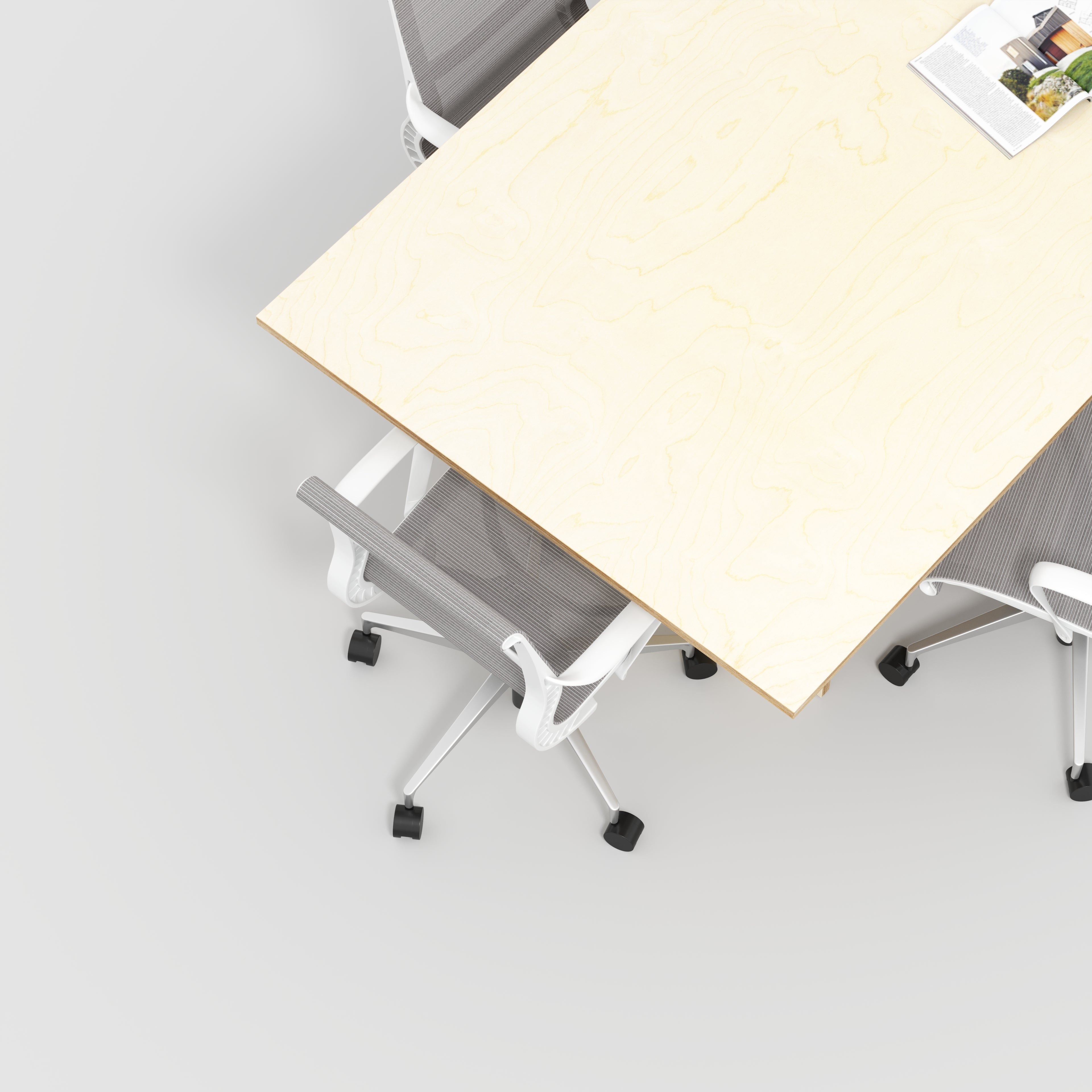 Custom Plywood Platform Table
