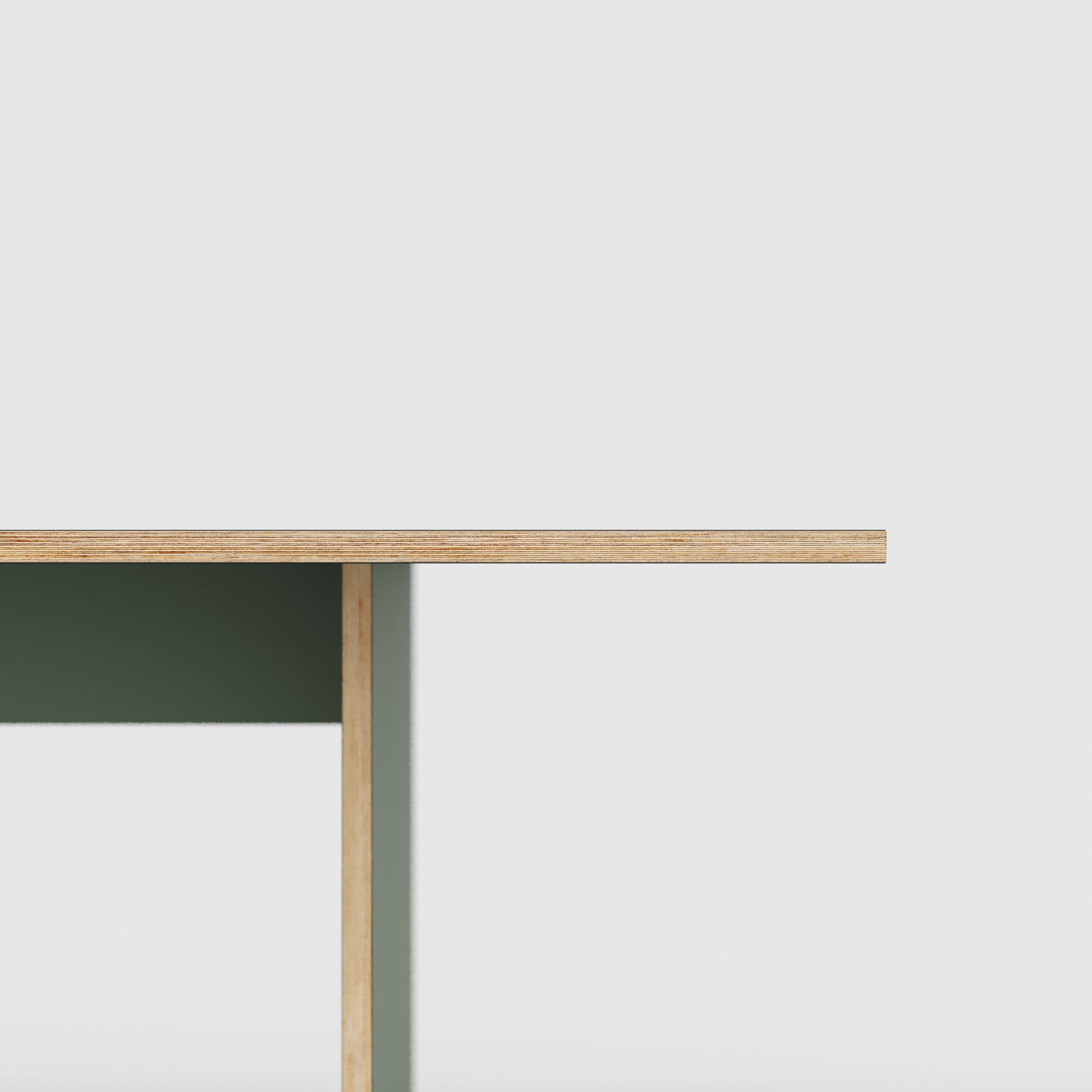 Platform Table - Formica Green Slate - 5600(w) x 1000(d) x 750(h)