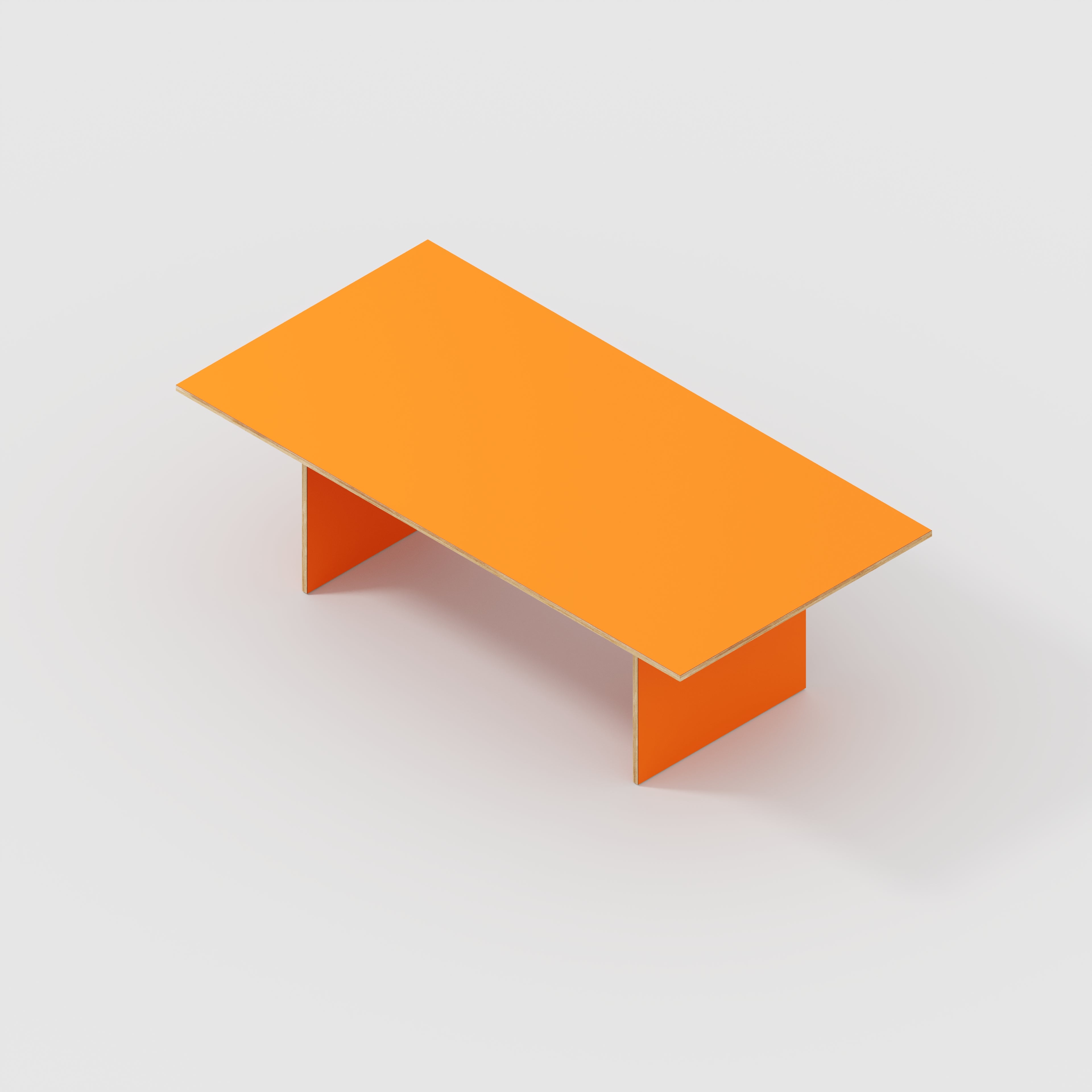 Platform Table - Formica Levante Orange - 2400(w) x 1200(d) x 750(h)