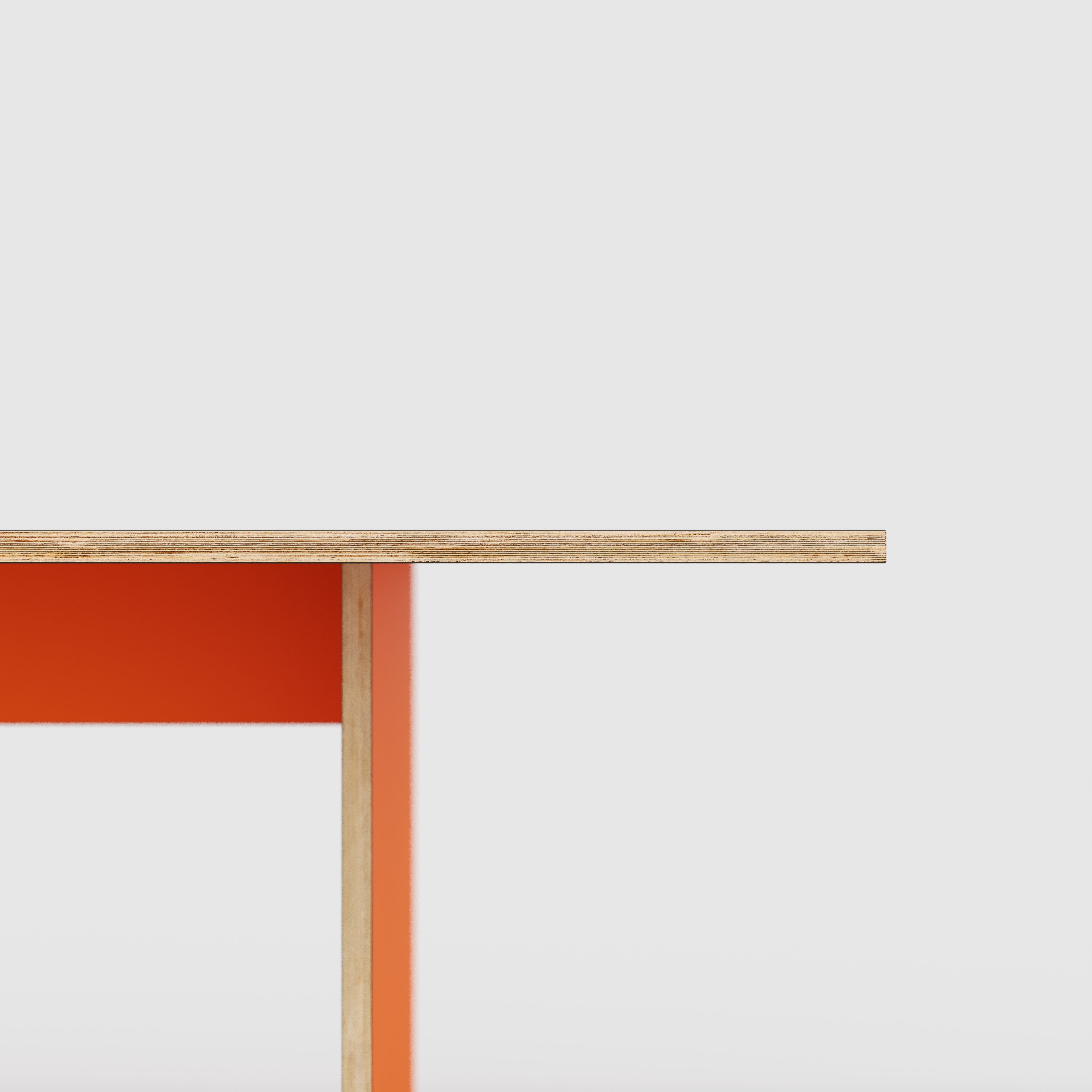 Platform Table - Formica Levante Orange - 2400(w) x 1200(d) x 750(h)