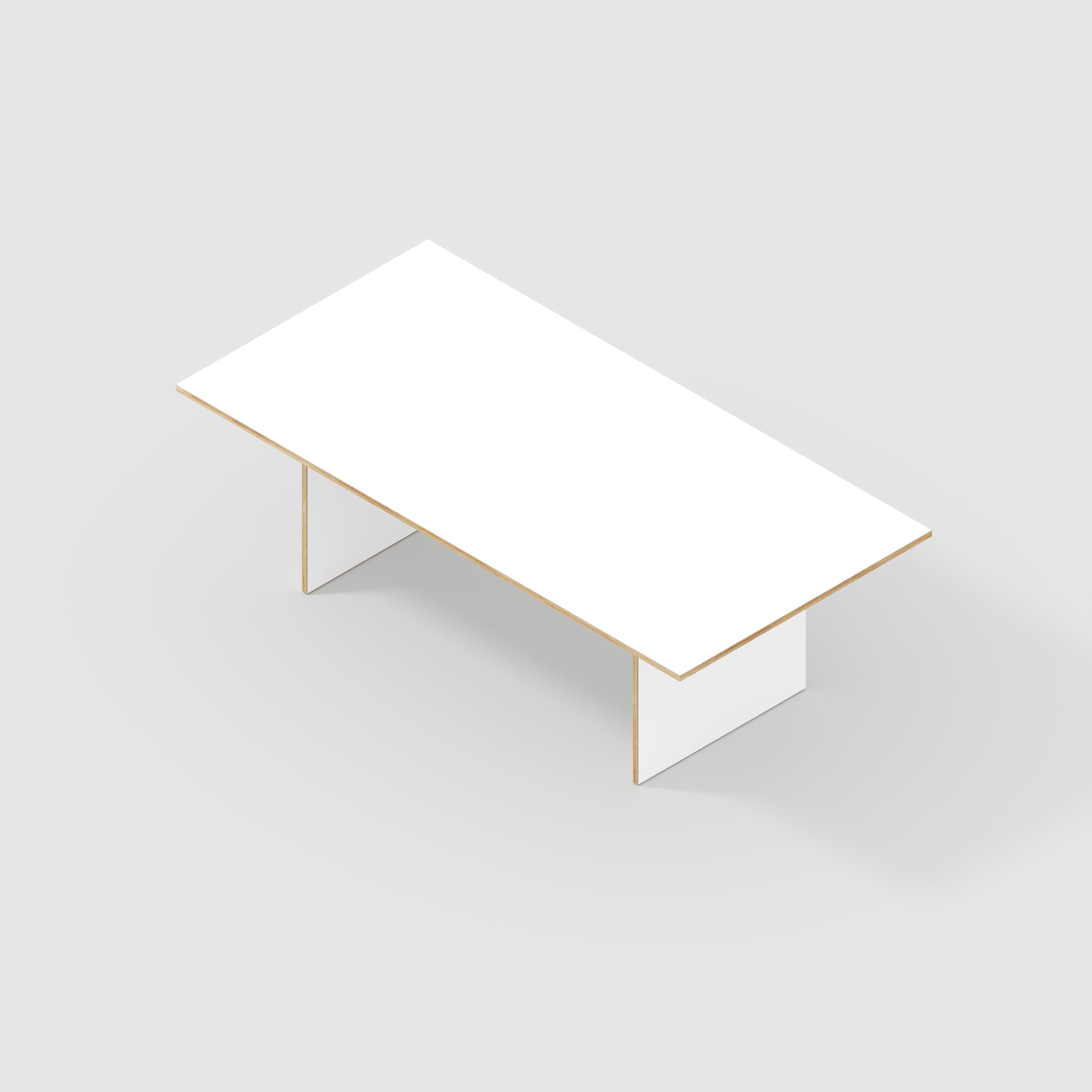Platform Table - Formica White - 2400(w) x 1200(d) x 750(h)