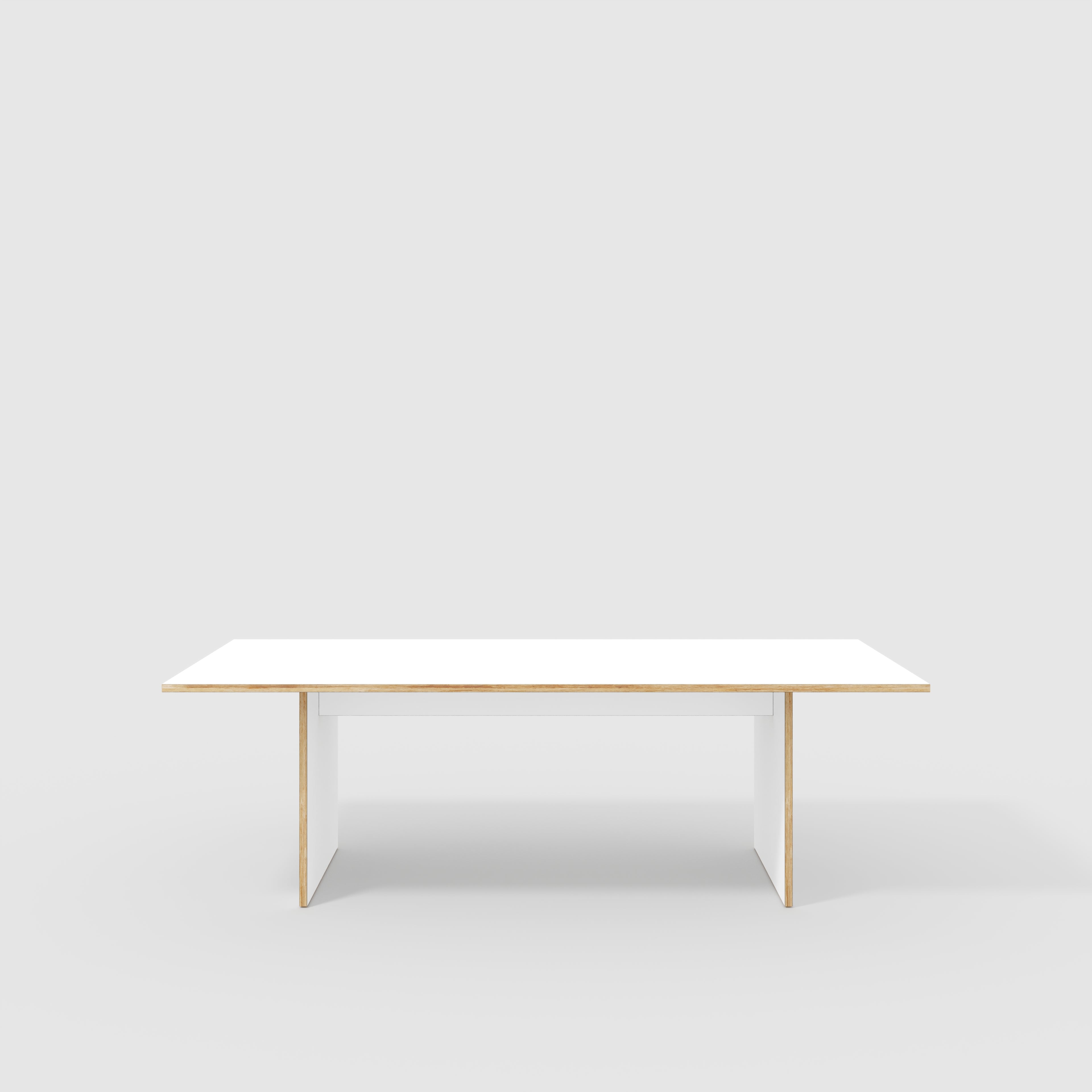 Platform Table - Formica White - 2400(w) x 1200(d) x 750(h)