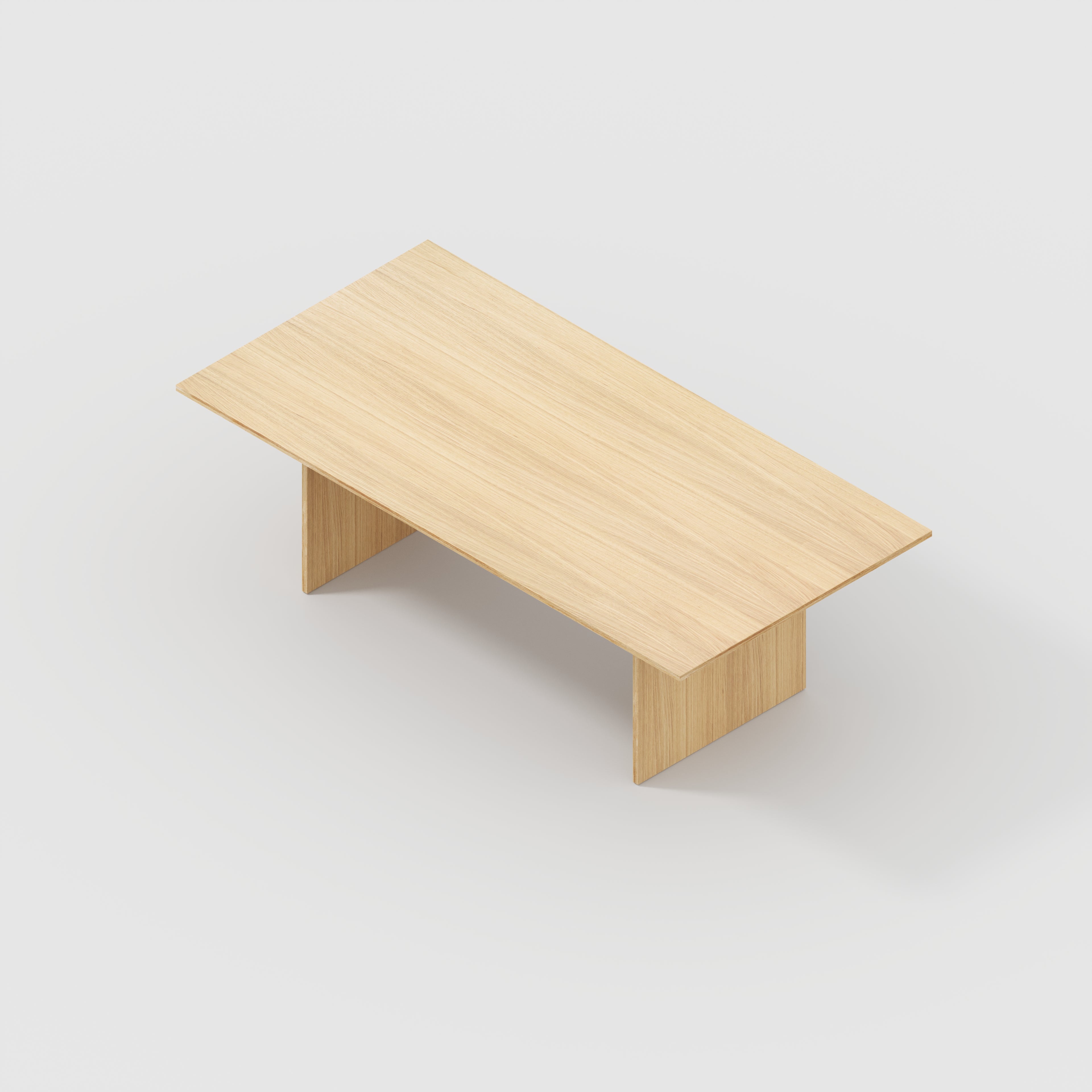 Platform Table - Plywood Oak - 2400(w) x 1200(d) x 750(h)
