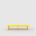 Platform Table - Formica Chrome Yellow - 4000(w) x 1000(d) x 750(h)