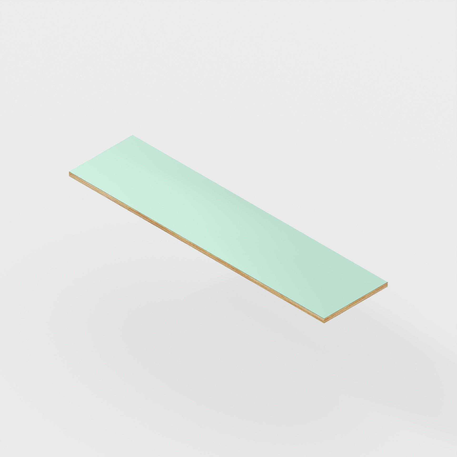 Plywood Desktop - Formica Dusty Jade - 1600(w) x 400(d) - 24mm