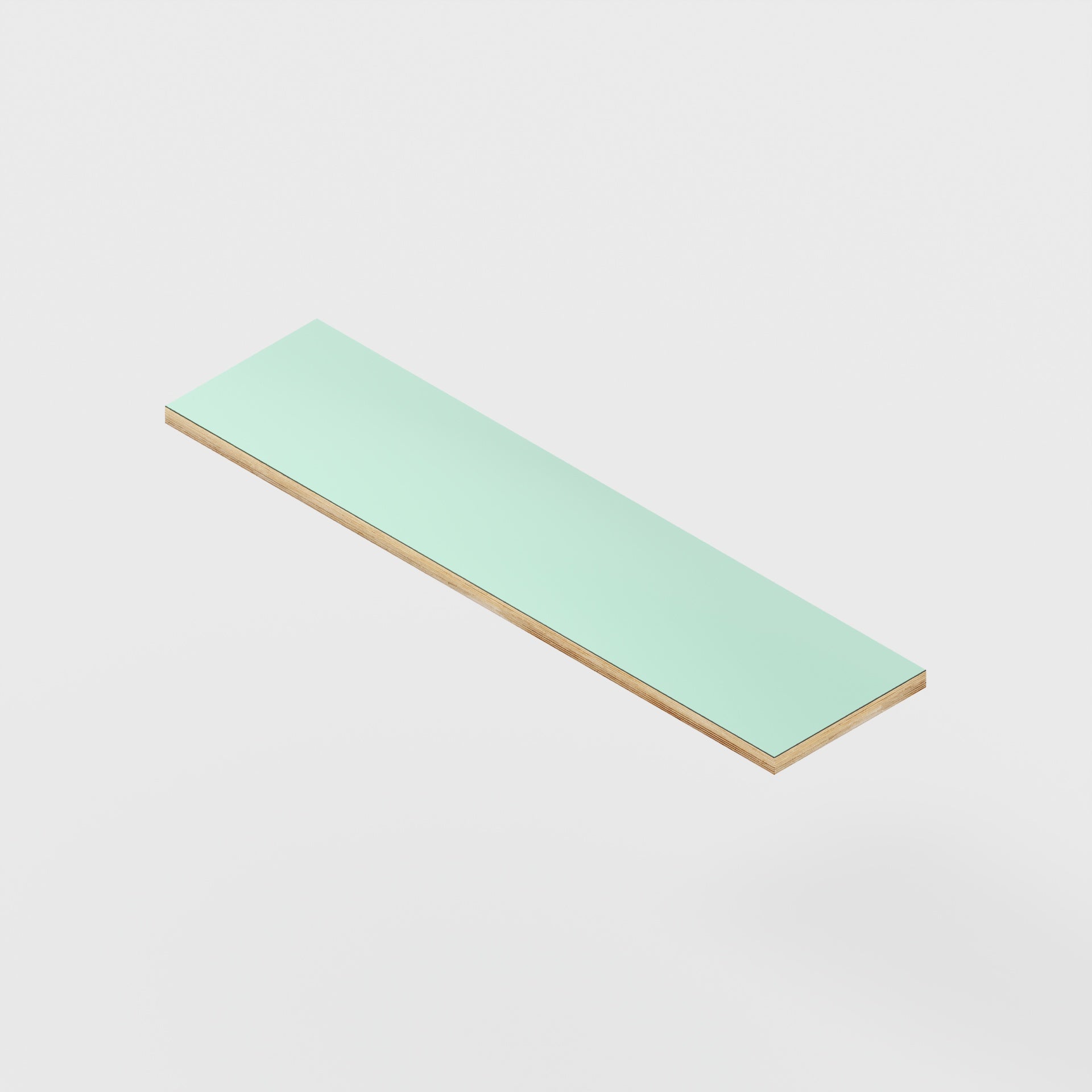 Plywood Shelf - Formica Dusty Jade - 1000(w) x 250(d) - 24mm