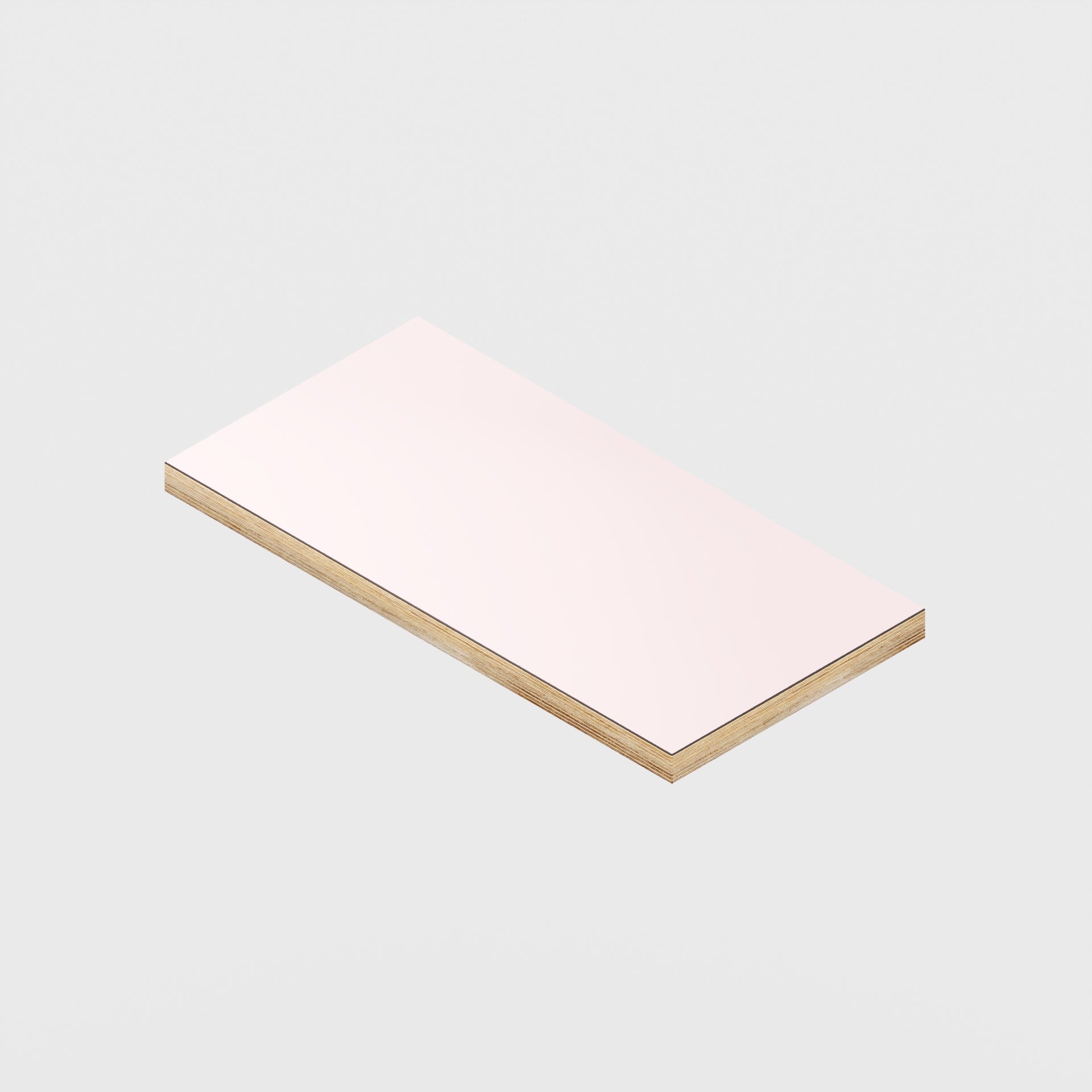 Plywood Shelf - Formica Just Rose - 500(w) x 250(d) - 24mm