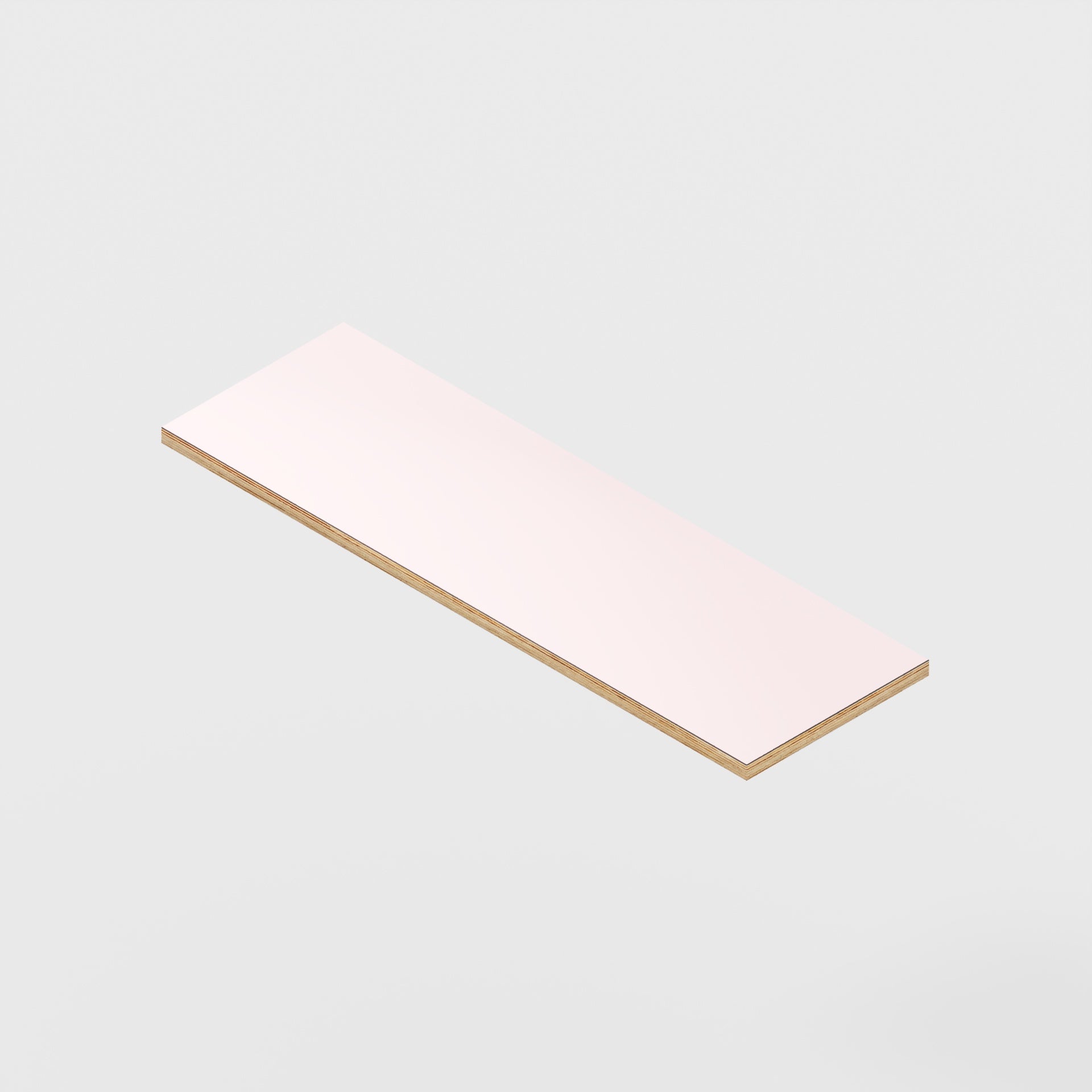 Plywood Shelf - Formica Just Rose - 800(w) x 250(d) - 24mm