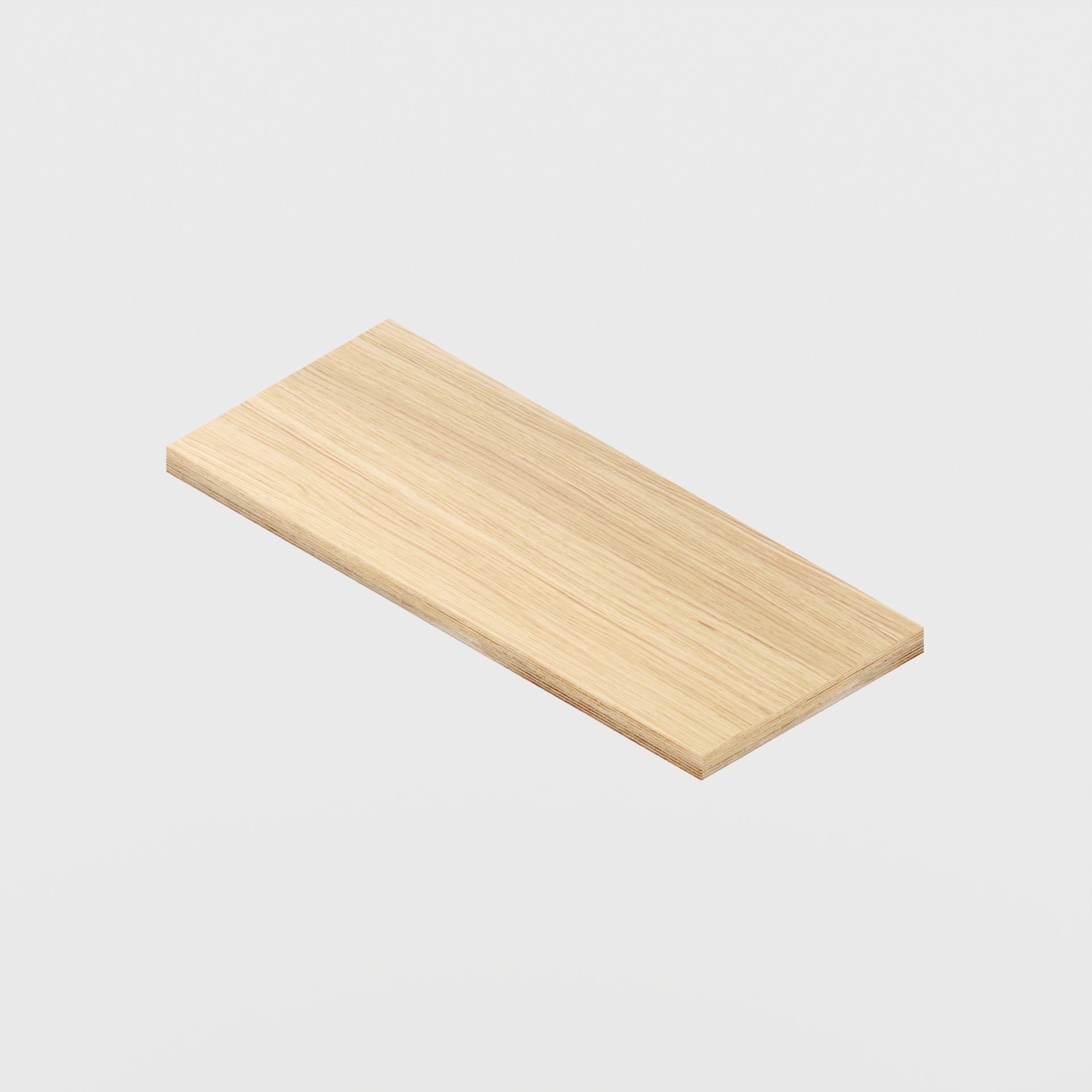 Plywood Shelf - Plywood Oak - 600(w) x 250(d) - 24mm