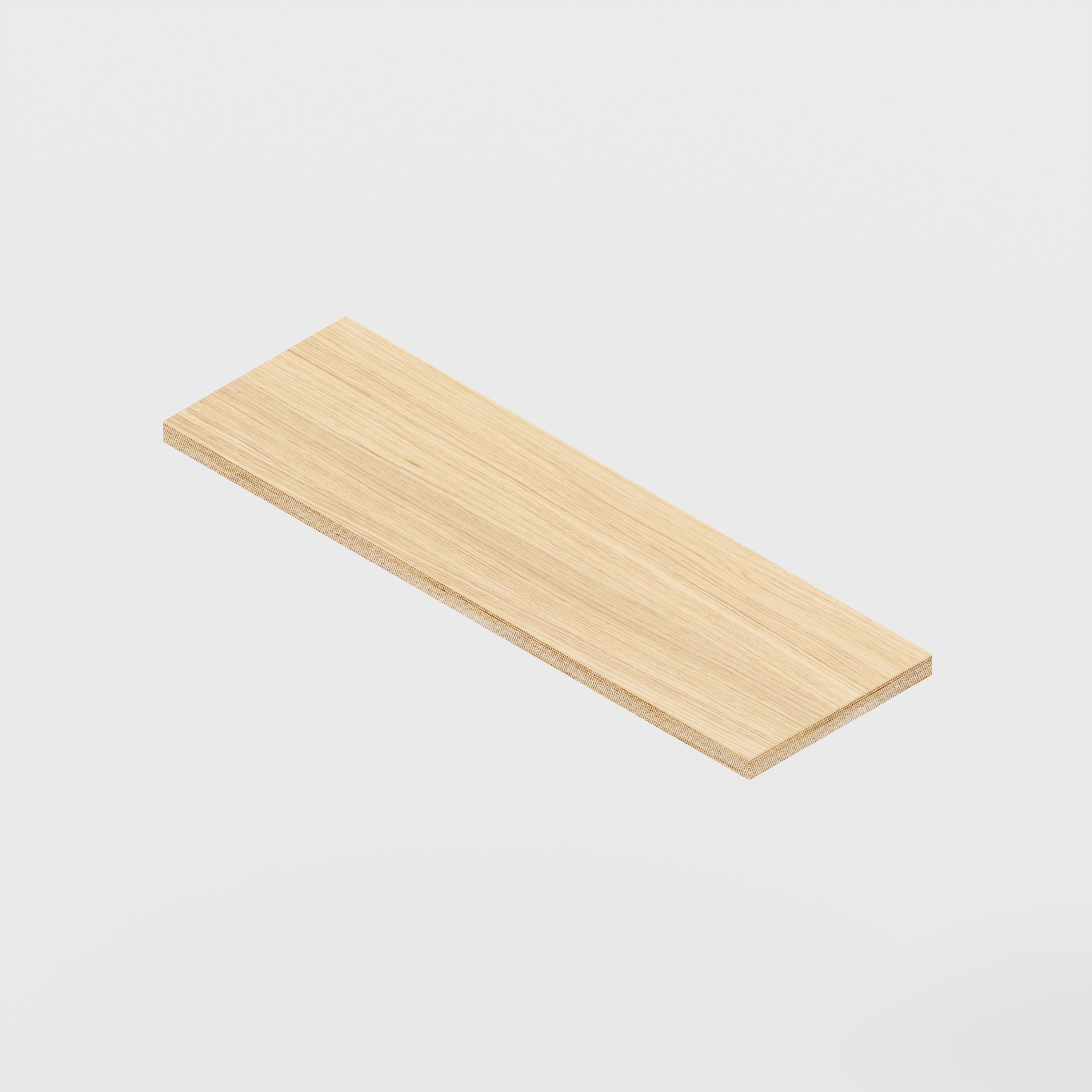 Plywood Shelf - Plywood Oak - 800(w) x 250(d) - 24mm