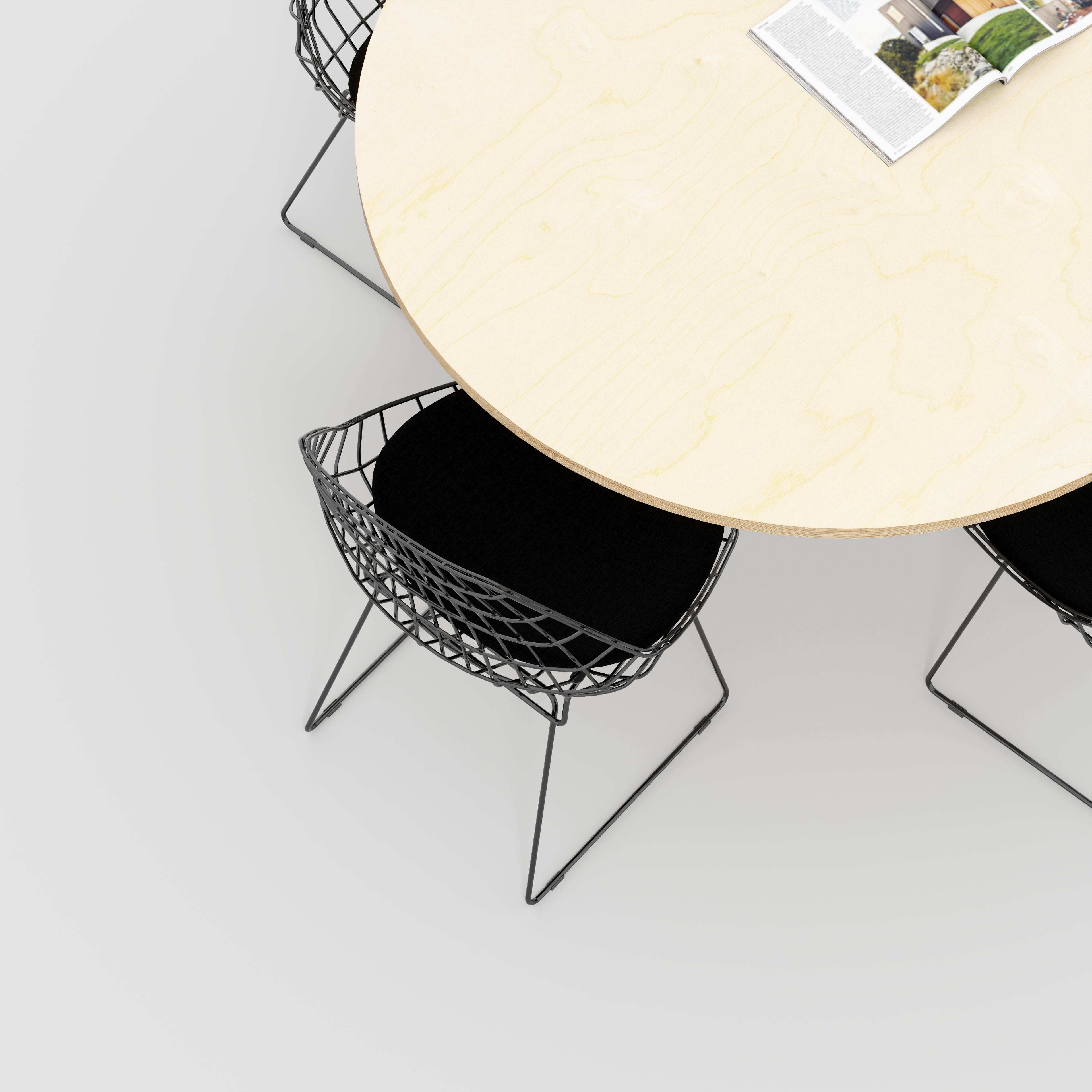 Custom Plywood Round Tabletop