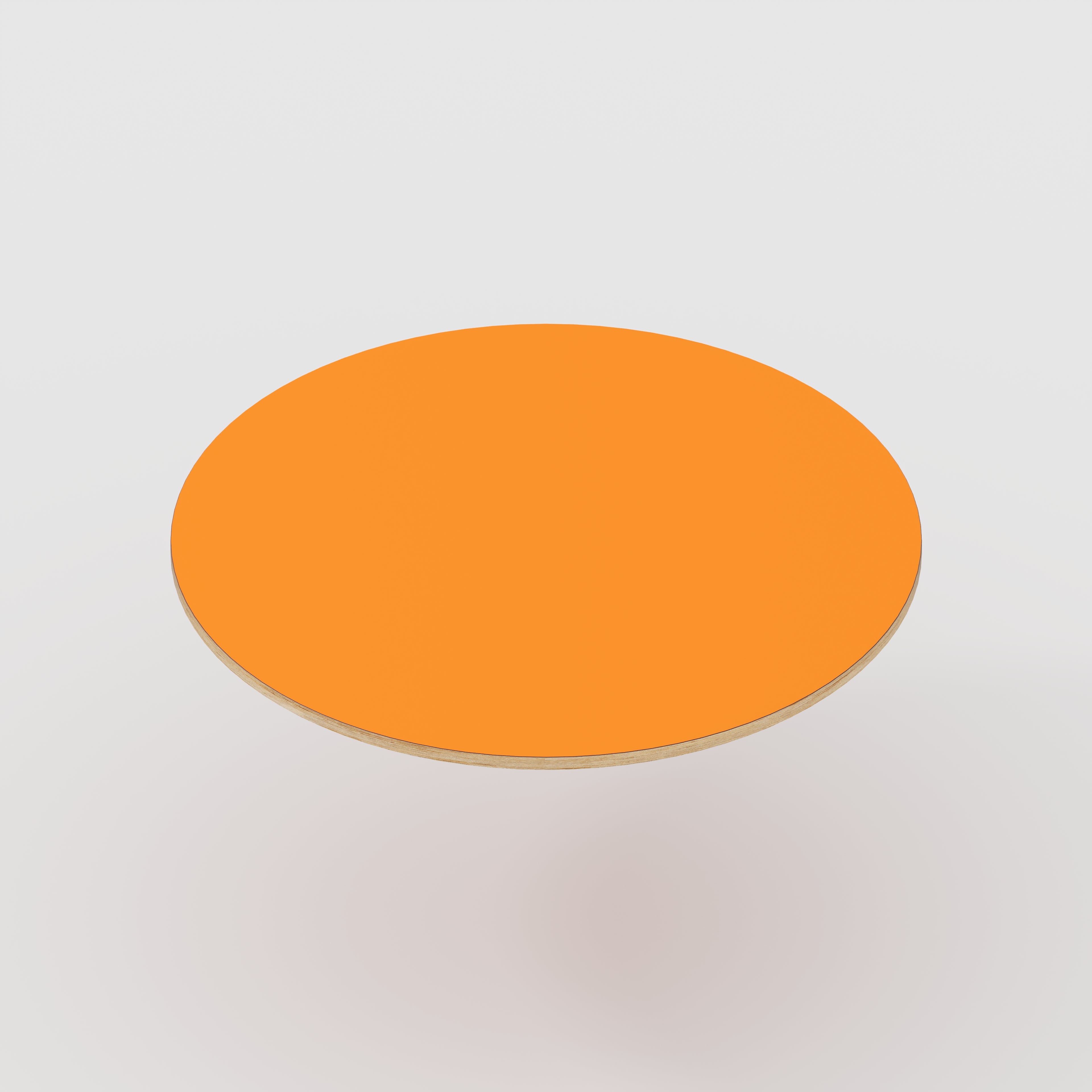 Plywood Round Tabletop - Formica Levante Orange - 1200(dia)