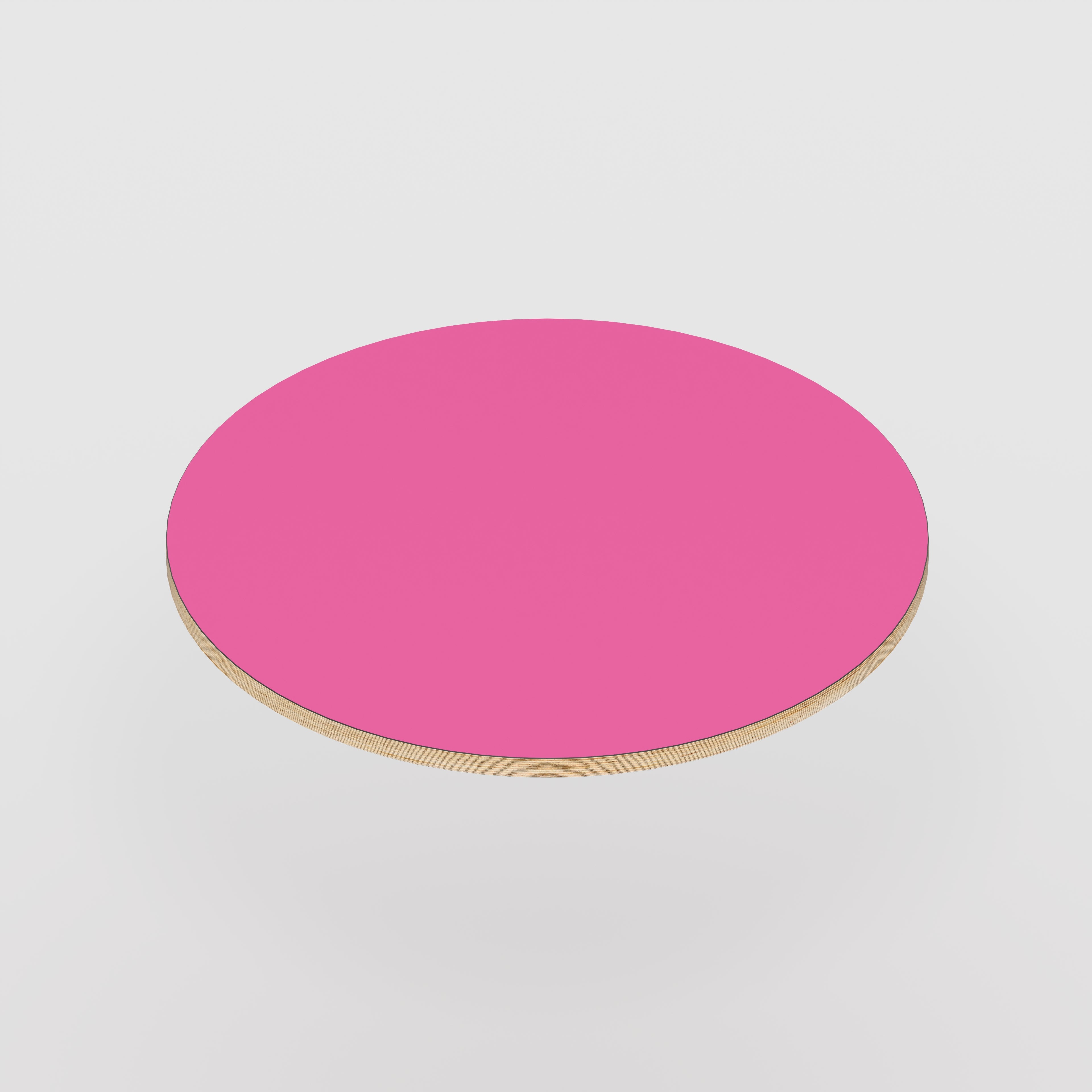 Plywood Round Tabletop - Formica Juicy Pink - 800(dia)