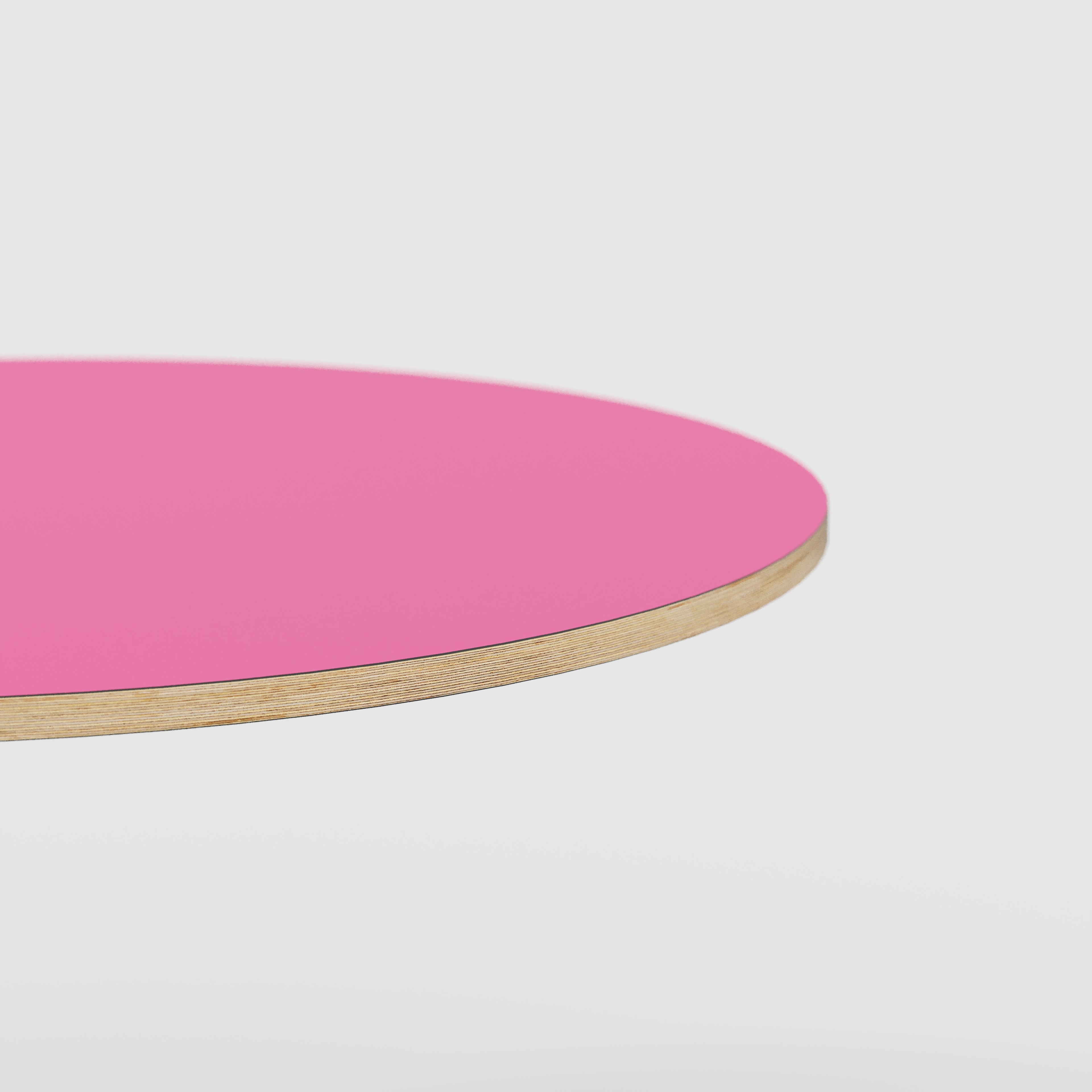 Plywood Round Tabletop - Formica Juicy Pink - 800(dia)