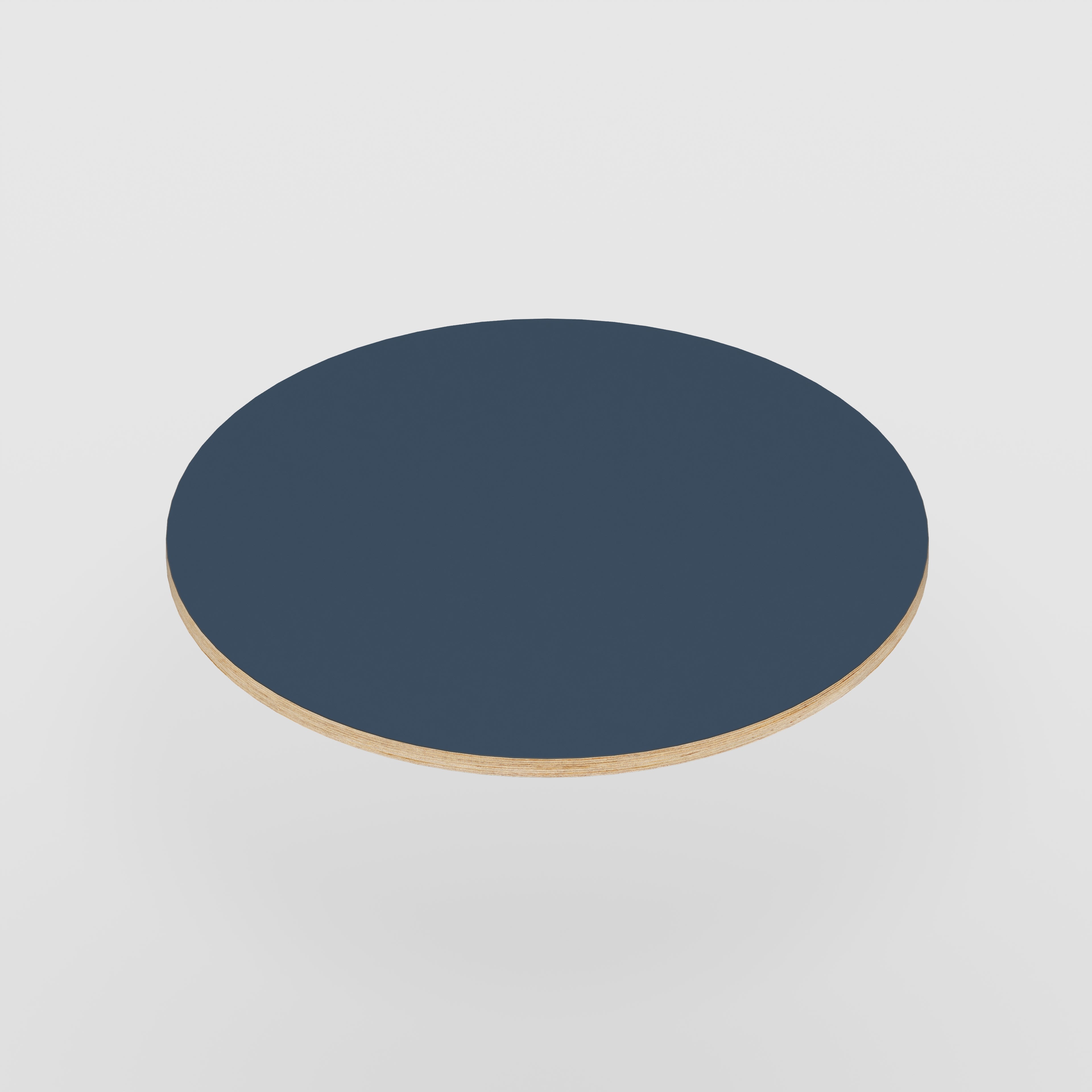 Plywood Round Tabletop - Formica Night Sea Blue - 800(dia)