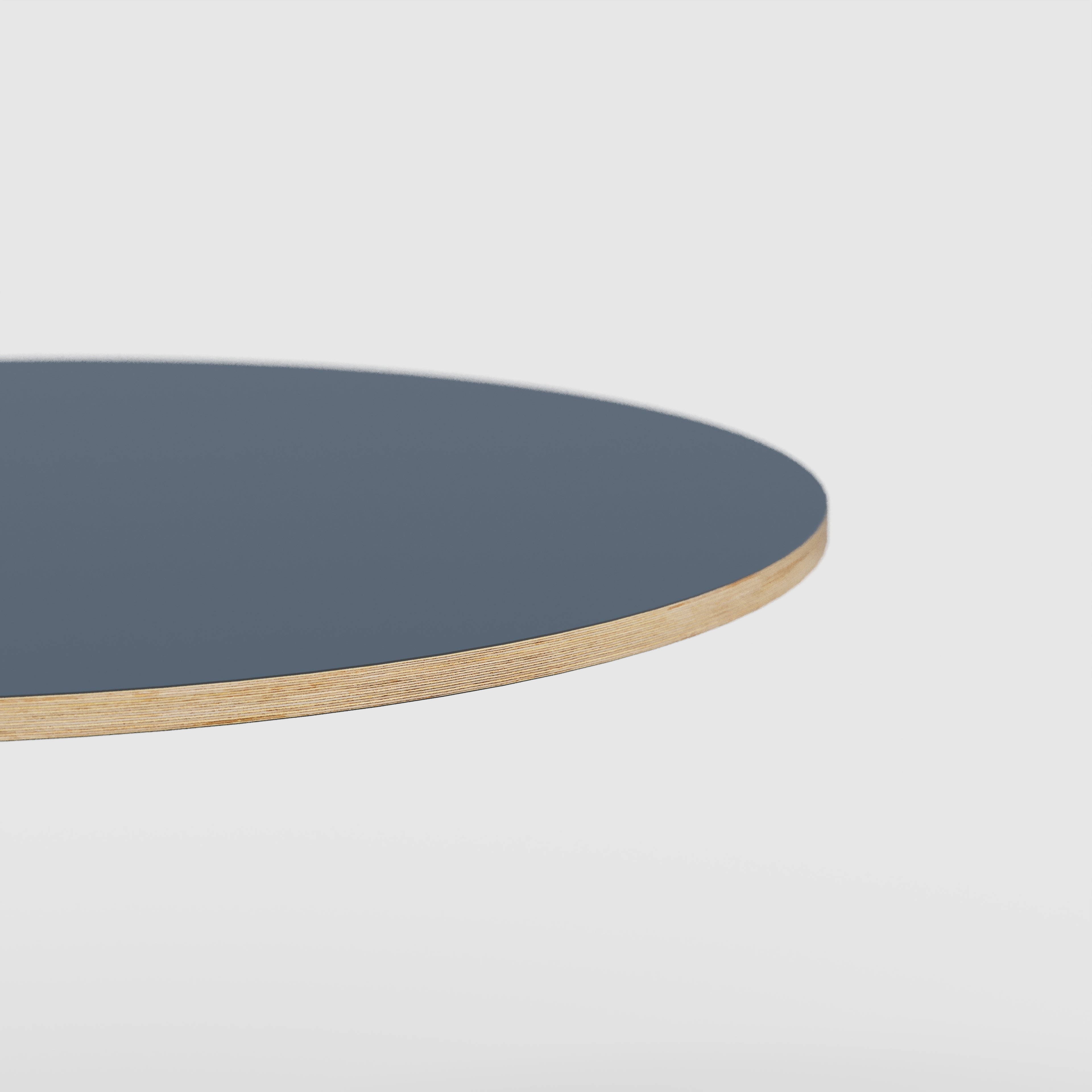 Plywood Round Tabletop - Formica Night Sea Blue - 800(dia)