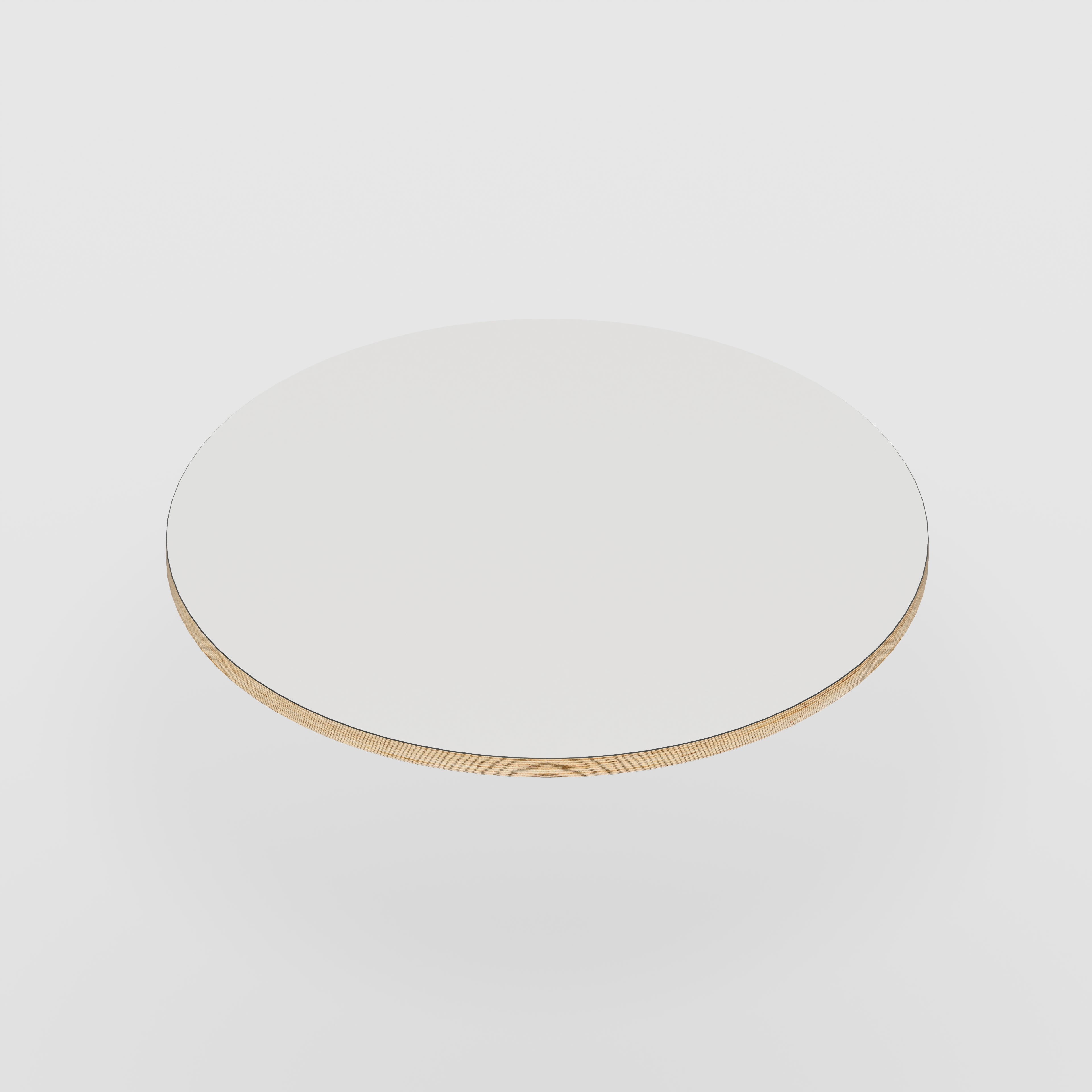 Plywood Round Tabletop - Formica Fog - 800(dia) - 18mm