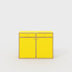 Sideboard - Type 1 - Formica Chrome Yellow - 1200(w) x 400(d) x 900(h)