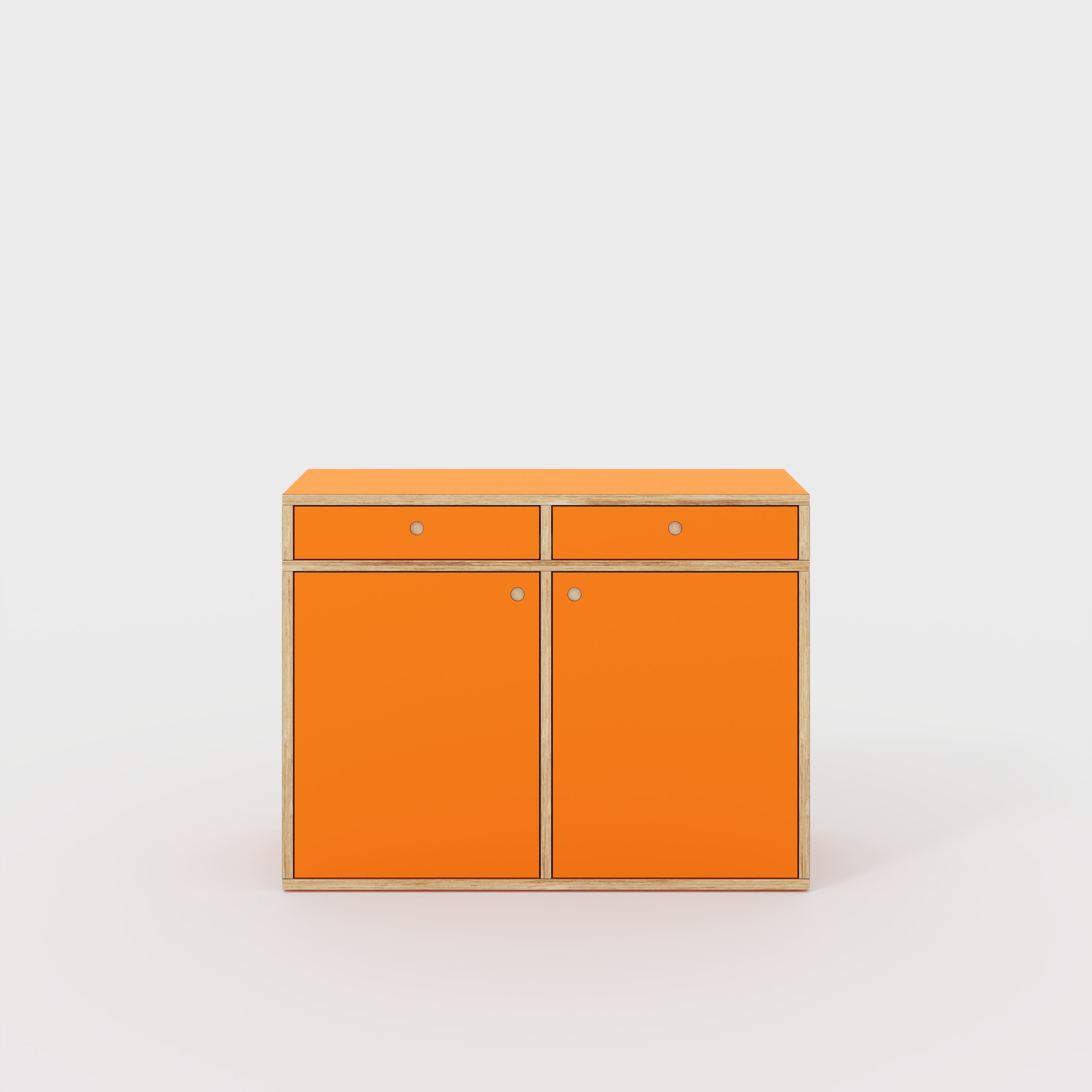 Sideboard - Type 1 - Formica Levante Orange - 1200(w) x 400(d) x 900(h)
