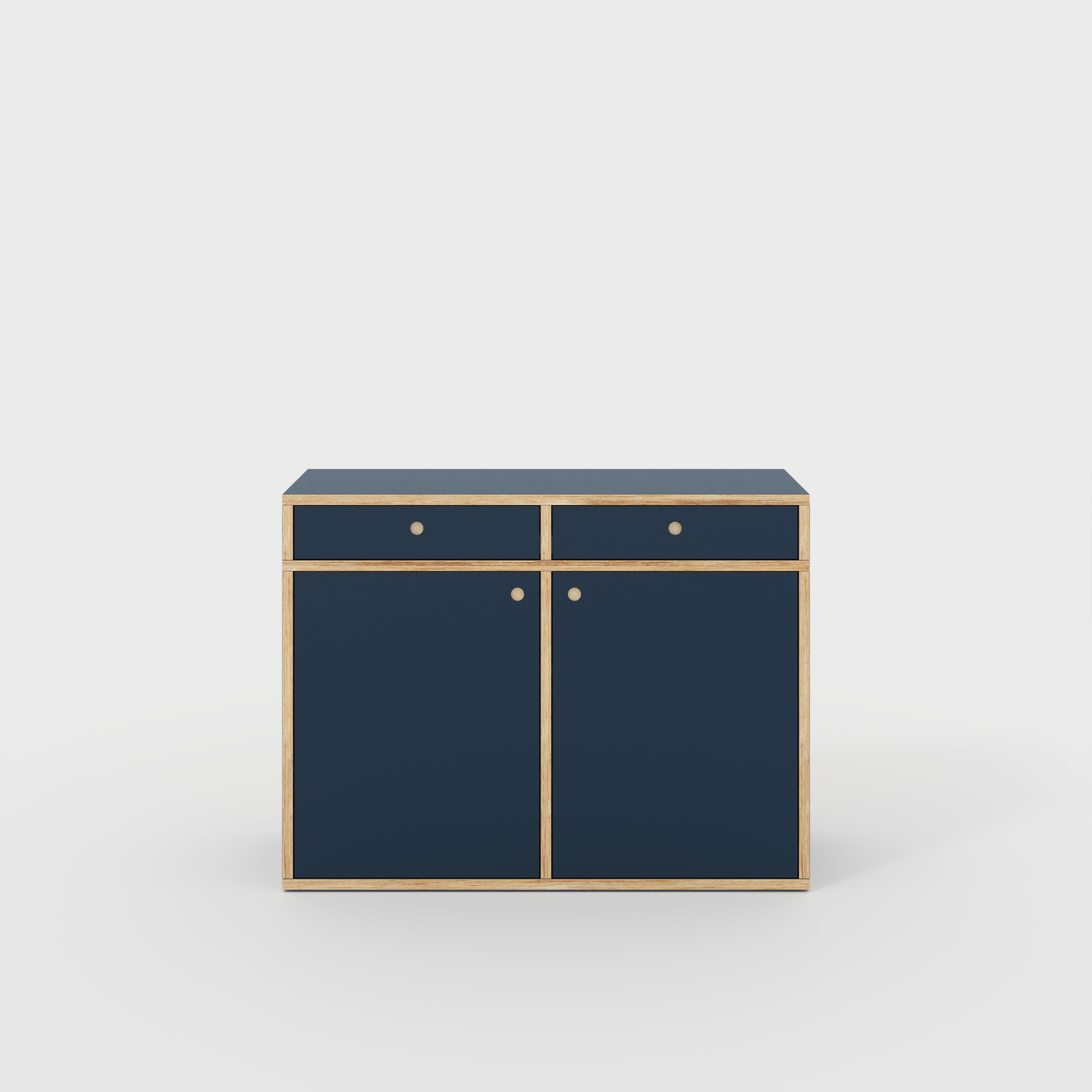 Sideboard - Type 1 - Formica Night Sea Blue - 1200(w) x 400(d) x 900(h)