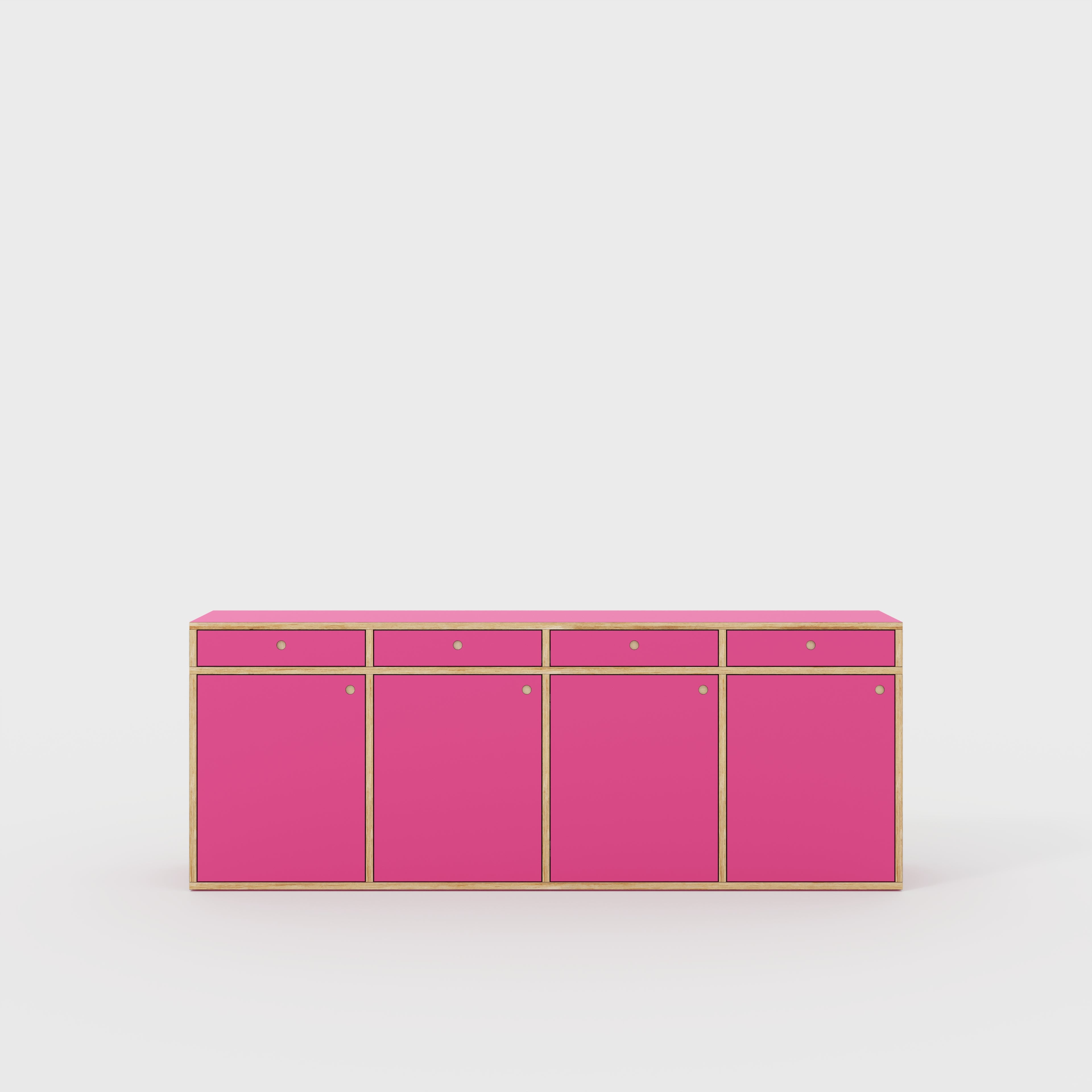 Sideboard - Type 1 - Formica Juicy Pink - 2400(w) x 400(d) x 900(h)