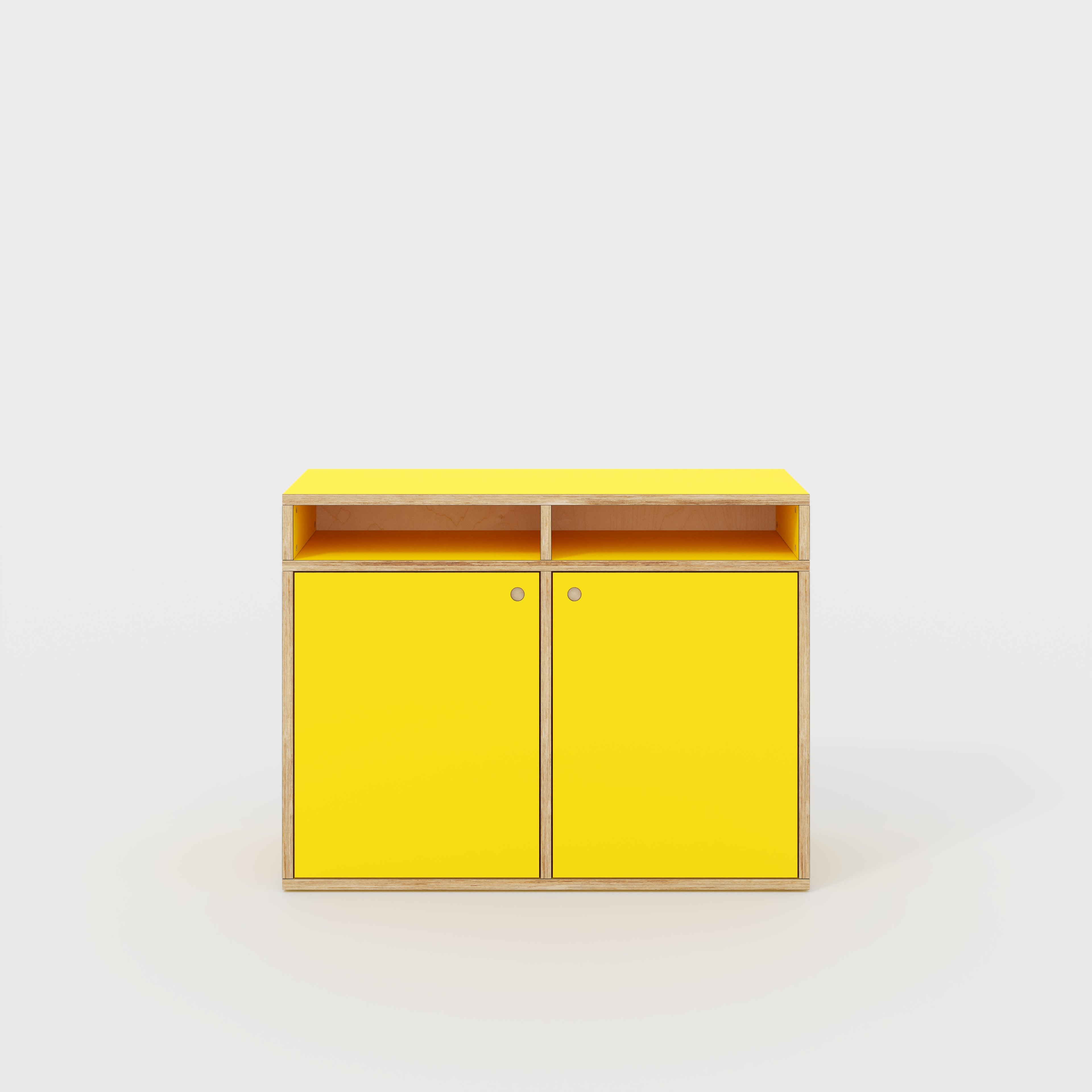 Sideboard - Type 2 - Formica Chrome Yellow - 1200(w) x 400(d) x 900(h)