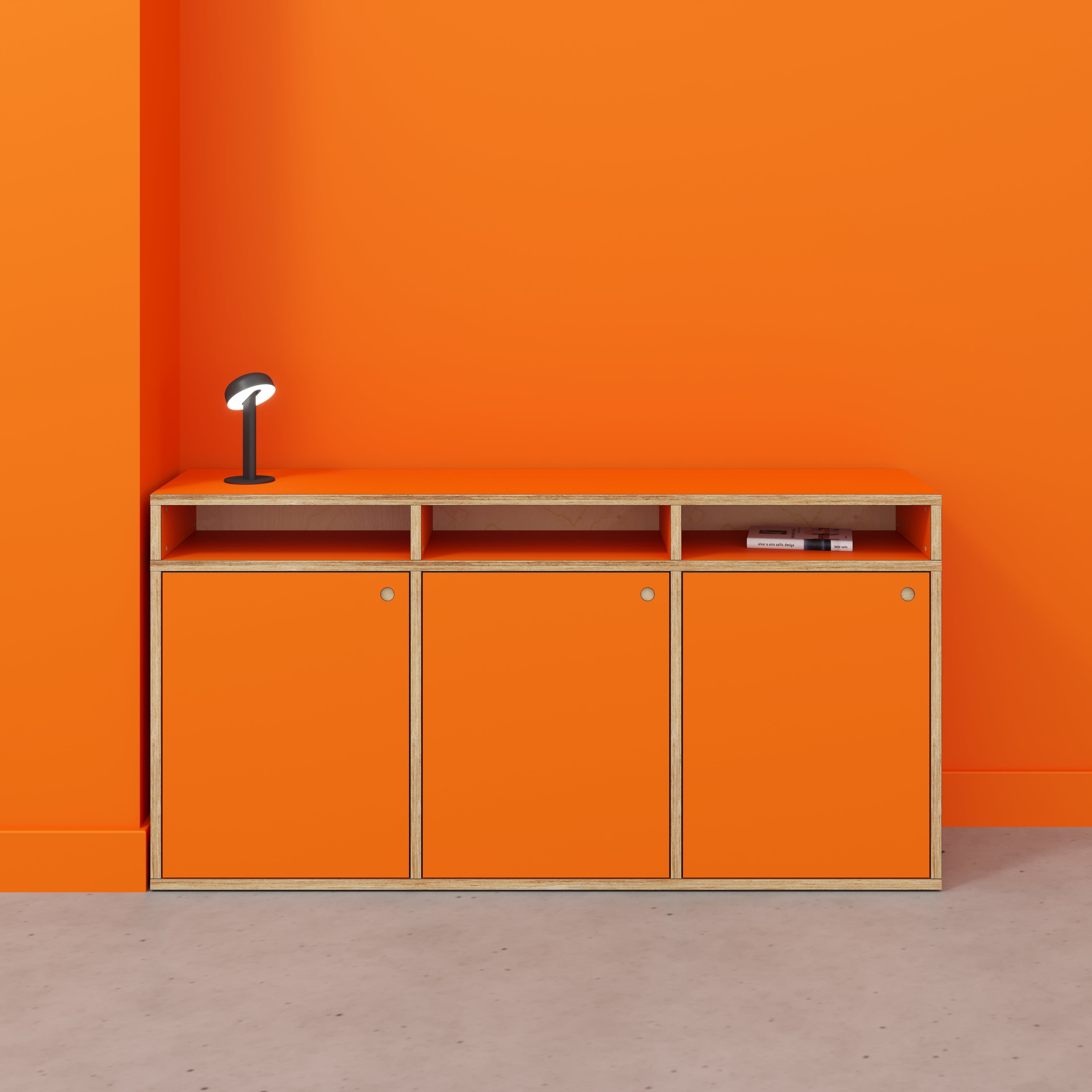 Sideboard - Type 2 - Formica Levante Orange - 1800(w) x 400(d) x 900(h)