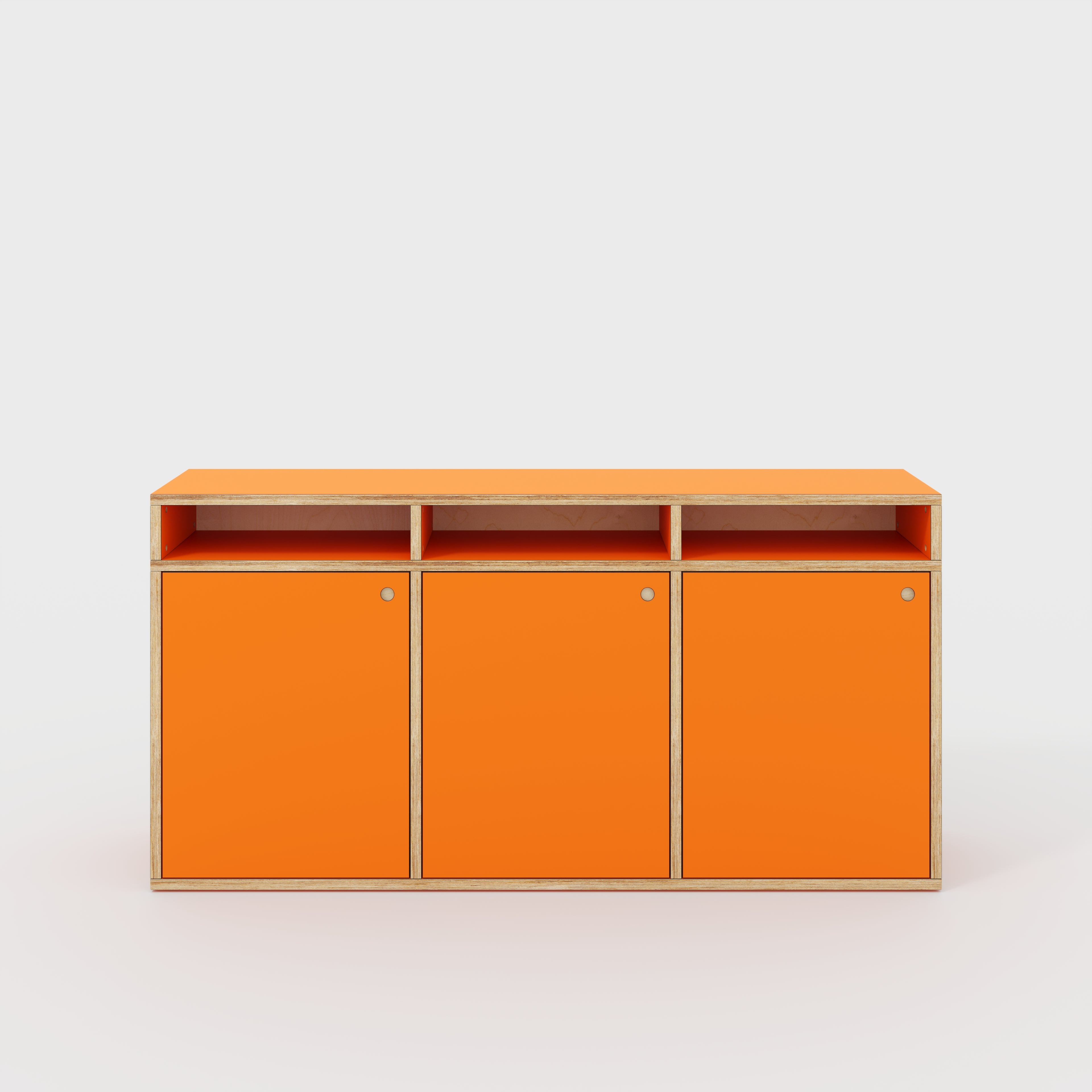 Sideboard - Type 2 - Formica Levante Orange - 1800(w) x 400(d) x 900(h)