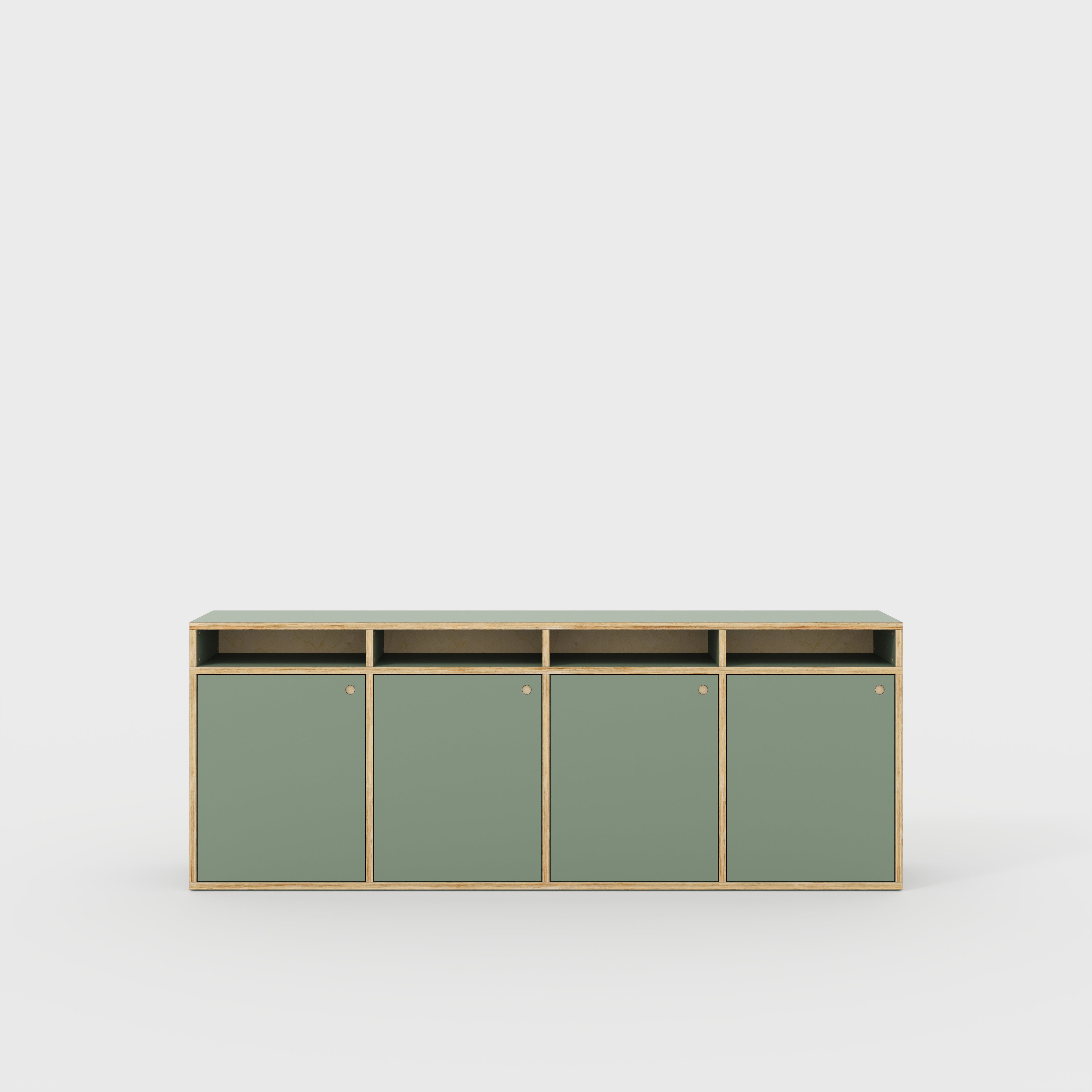 Sideboard - Type 2 - Formica Green Slate - 2400(w) x 400(d) x 900(h)