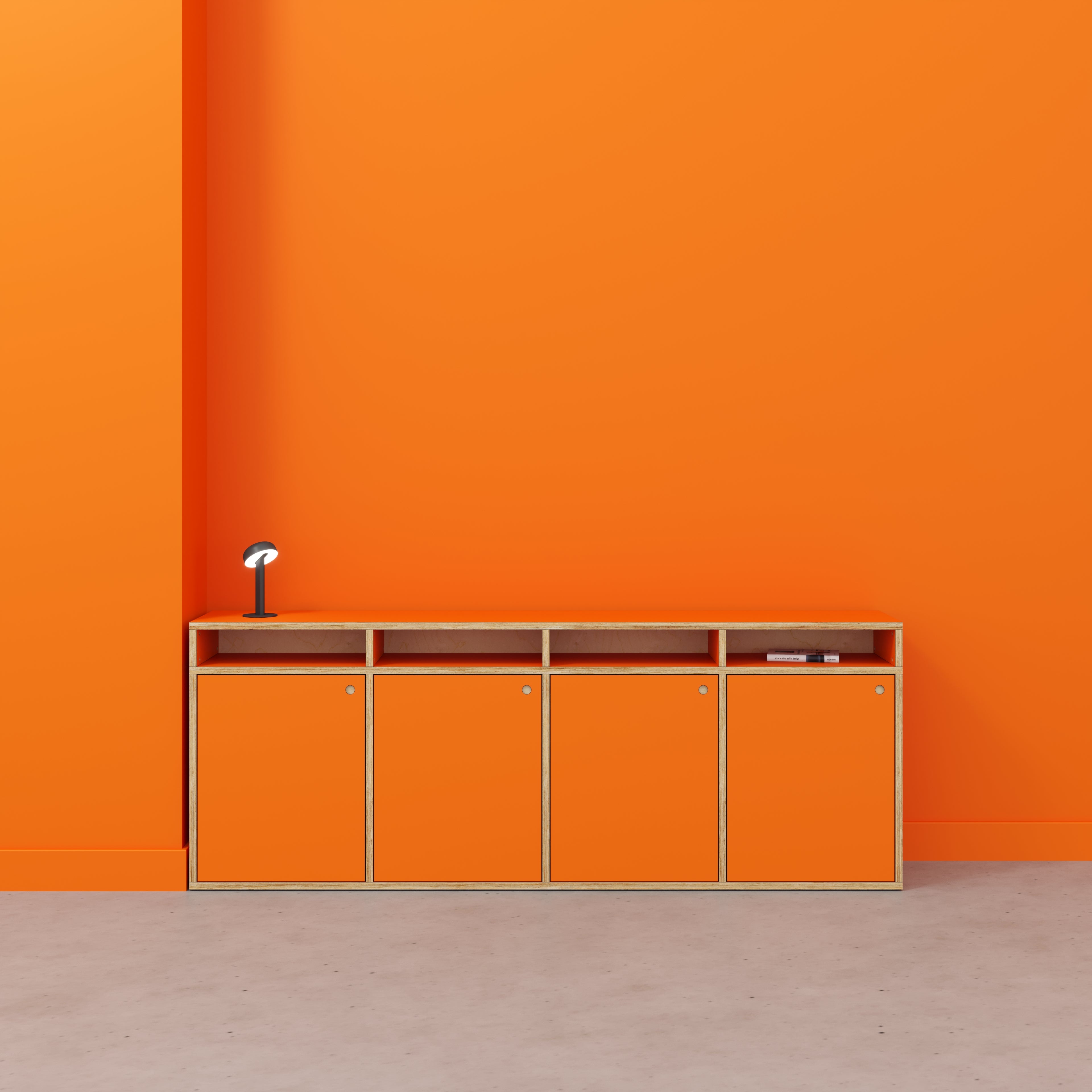 Sideboard - Type 2 - Formica Levante Orange - 2400(w) x 400(d) x 900(h)