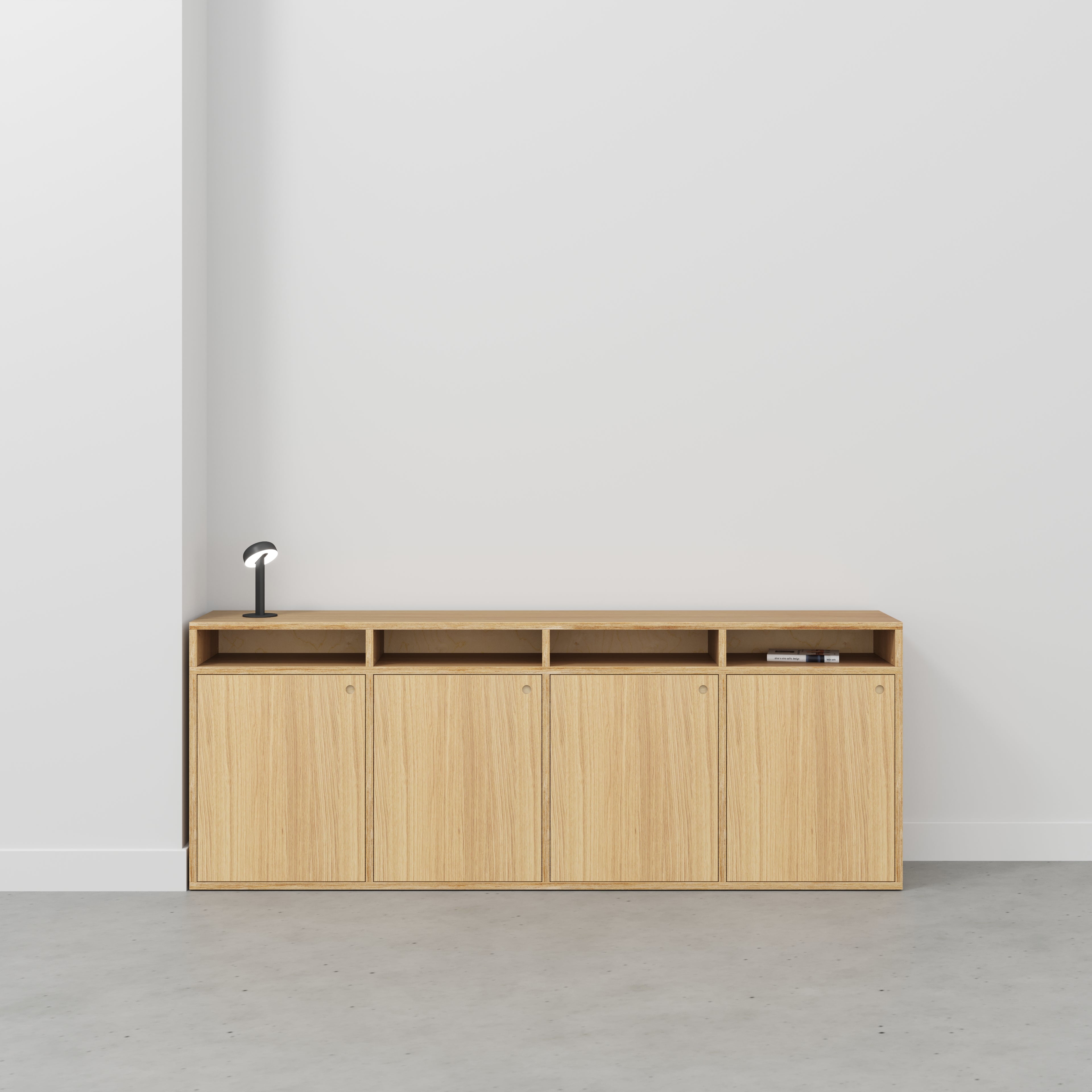 Sideboard - Type 2 - Plywood Oak - 2400(w) x 400(d) x 900(h)