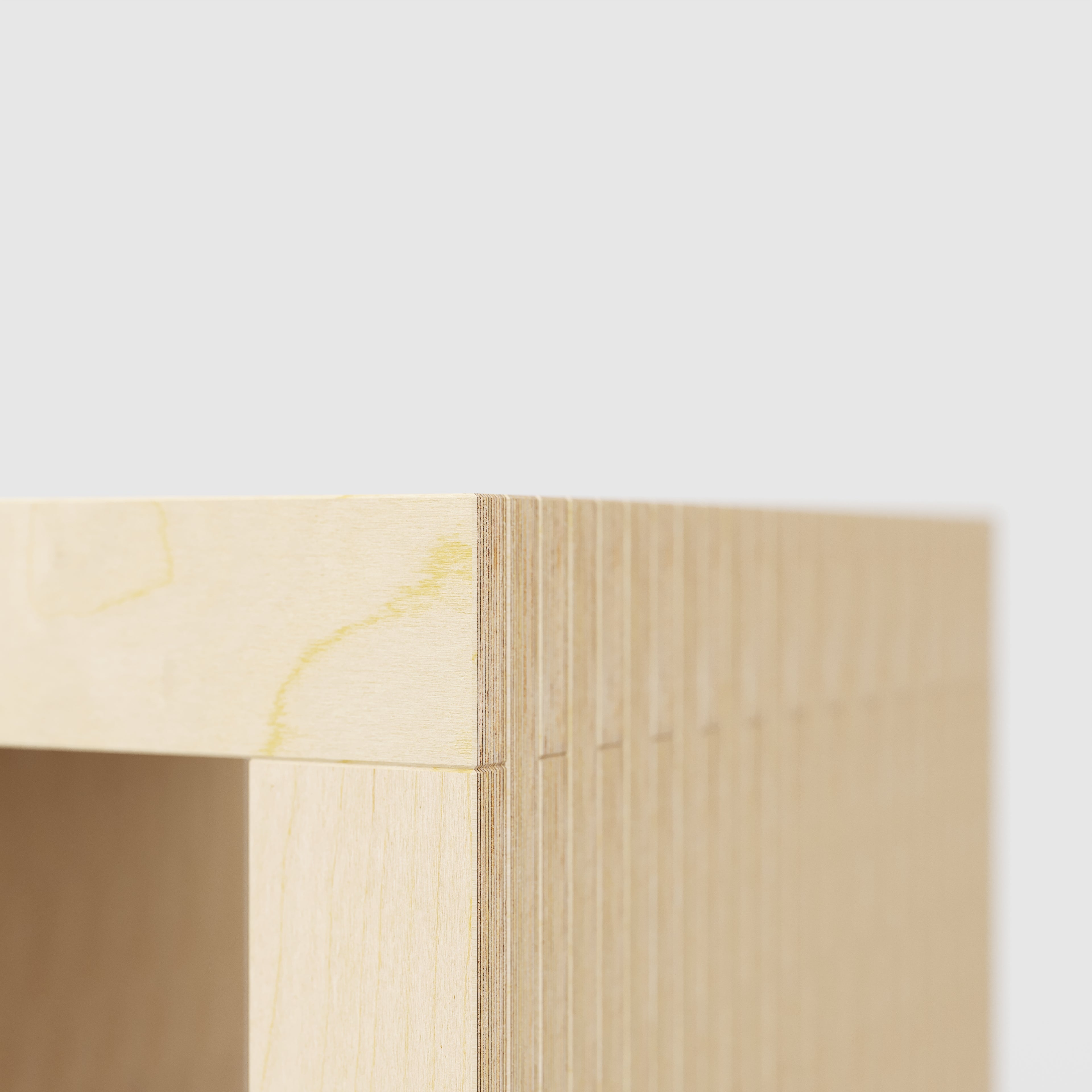 Stool with Slats - Plywood Birch - 450(w) x 450(d) x 450(h)